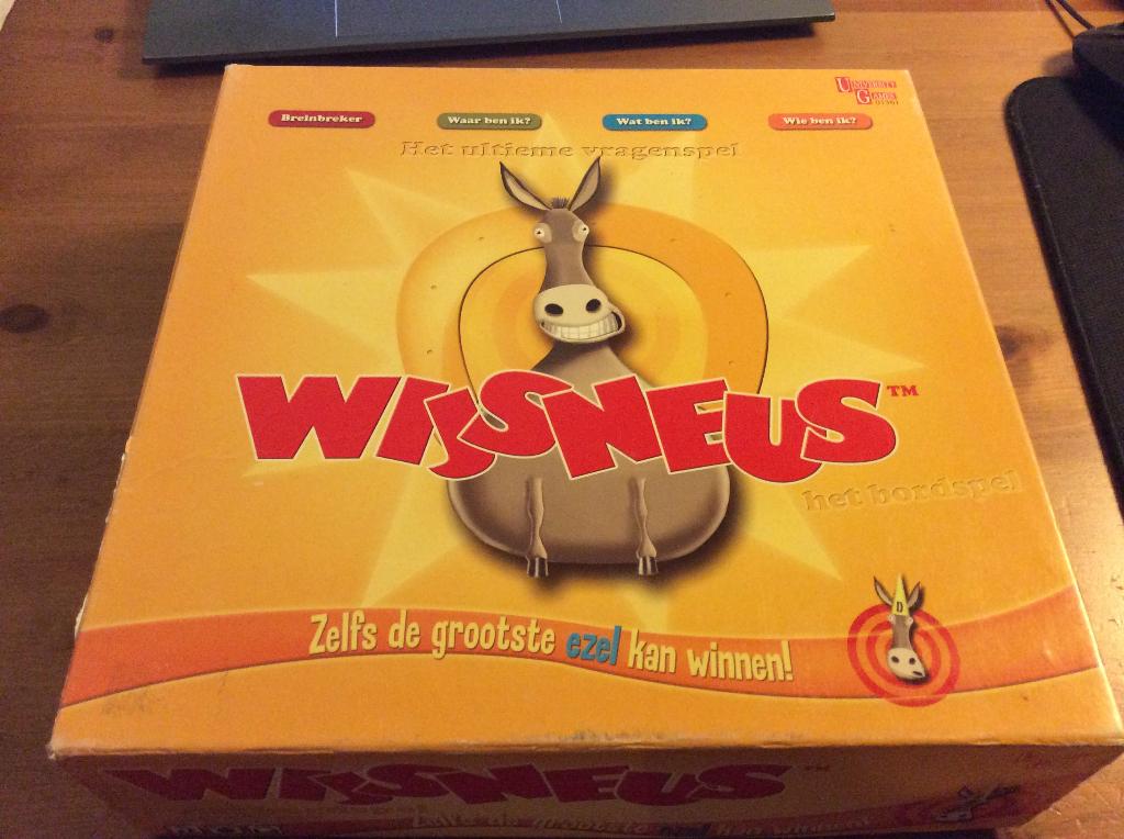 Wijsneus. zelfs de grootste ezel kan winnen. vragenspel, Een of twee spelers, Ophalen of Verzenden, University Games
