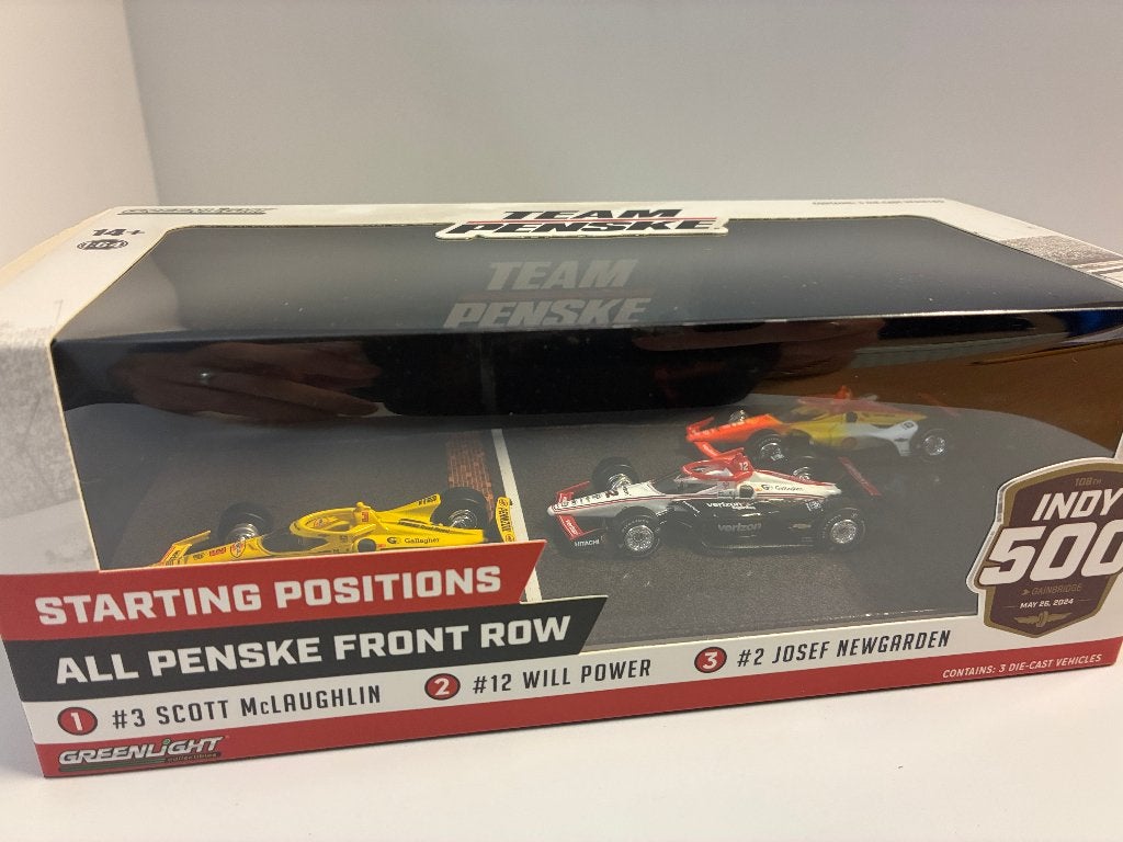 89269: Indycar Front Row - McLaughlin/Power/Newgarden - 2024, Auto, Nieuw, Ophalen of Verzenden, Bachsatztstr. 54 D 72131 Ofterdingen, Germany