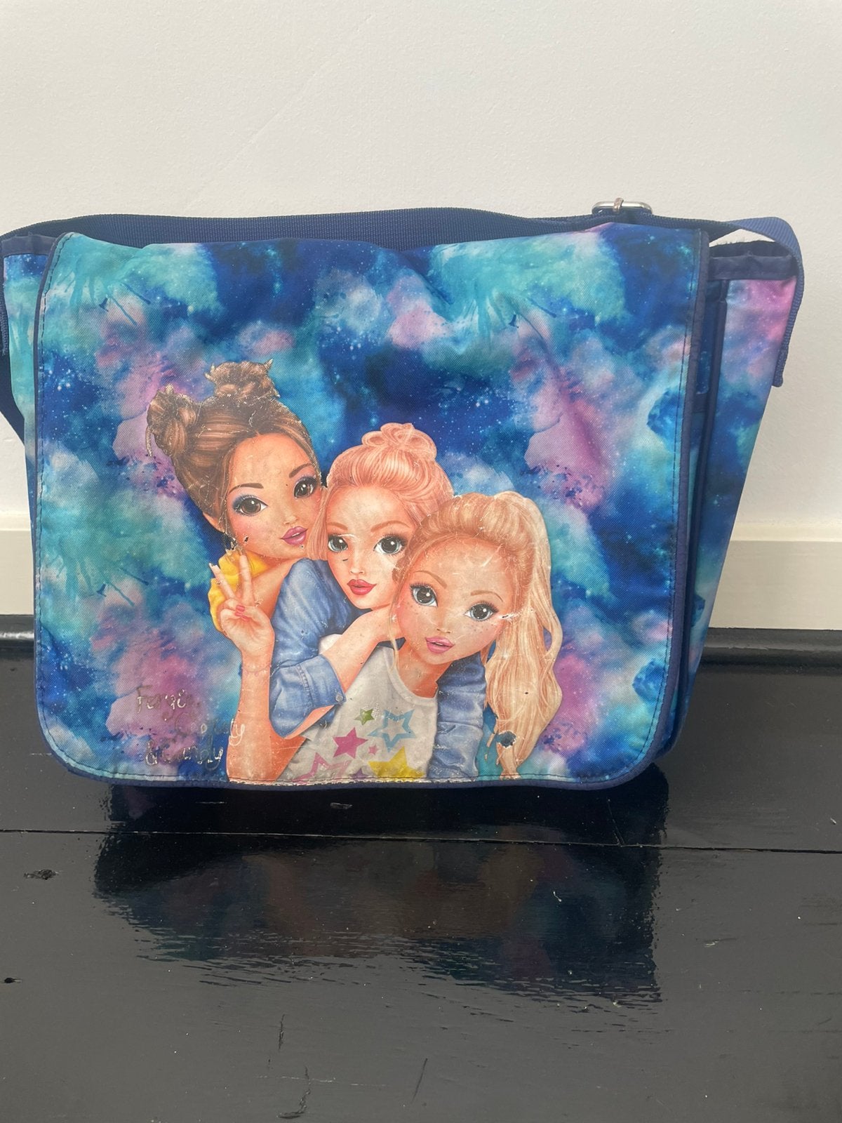 TOPModel schoudertas met galaxydesign schooltas, Ophalen of Verzenden, Gebruikt
