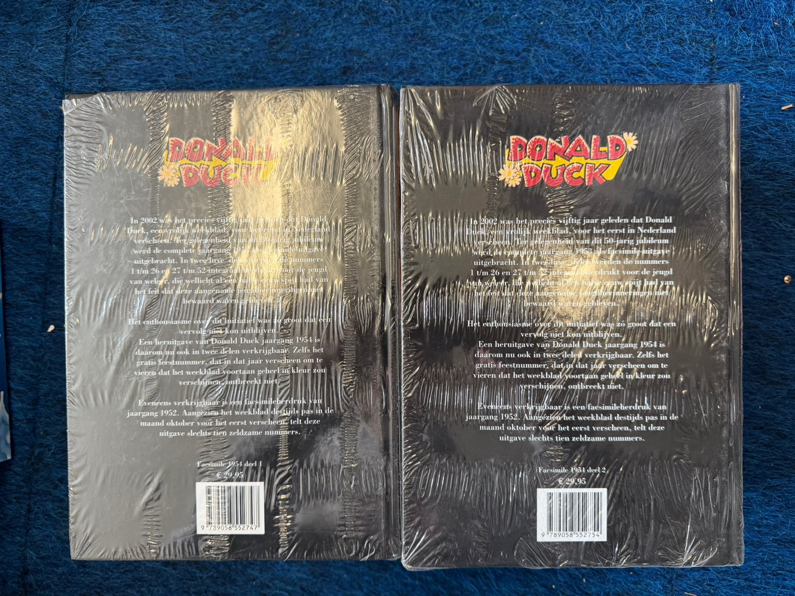 Donald Duck Facsimile Jaargang 1954 Deel 1 & 2 Nieuw Sealed, Boeken, Meerdere stripboeken, Ophalen of Verzenden, Nieuw