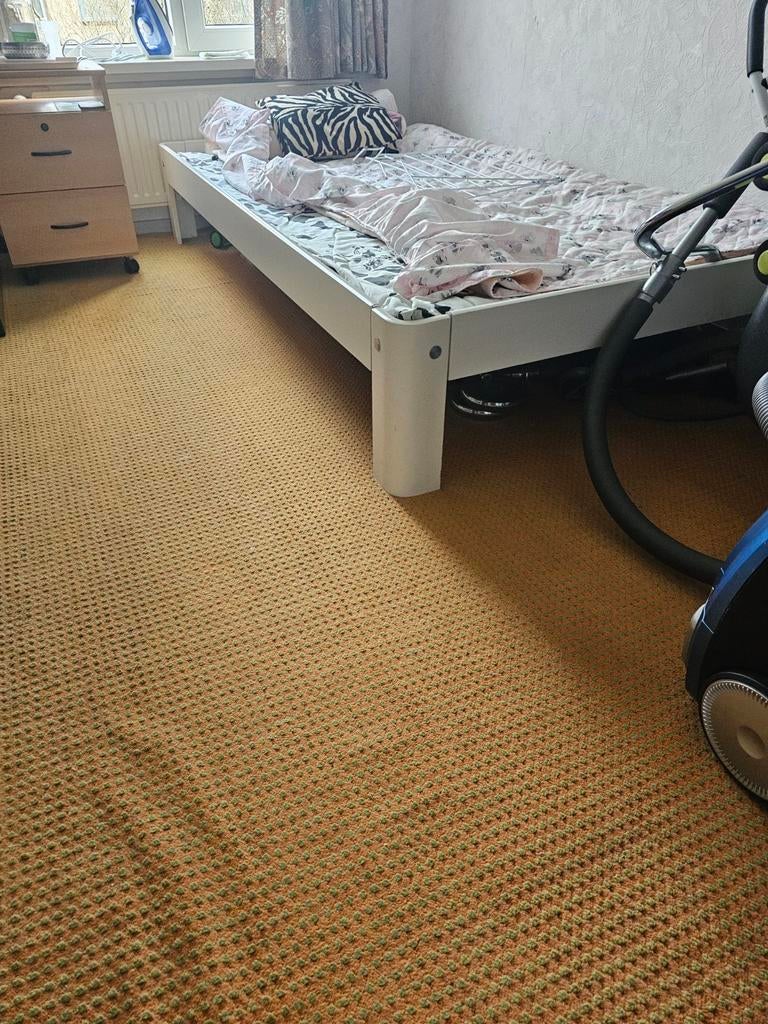 Auping spiraal met matras 100 bij 200, Ophalen of Verzenden, Eenpersoons, Hout