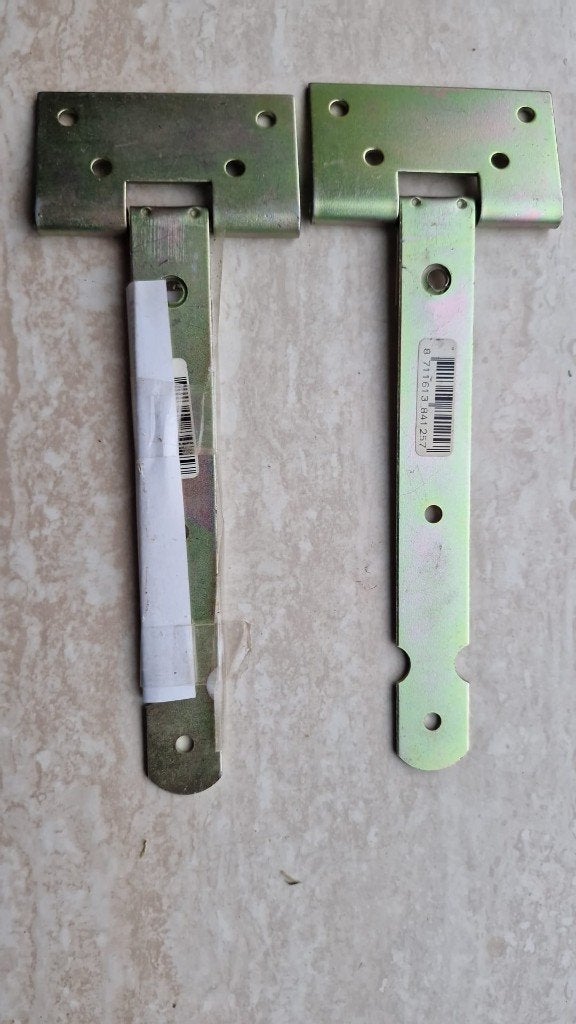 2 scharnieren 15 cm / 150 mm, Doe-het-zelf en Verbouw, Ophalen, Nieuw, IJzer, Scharnier