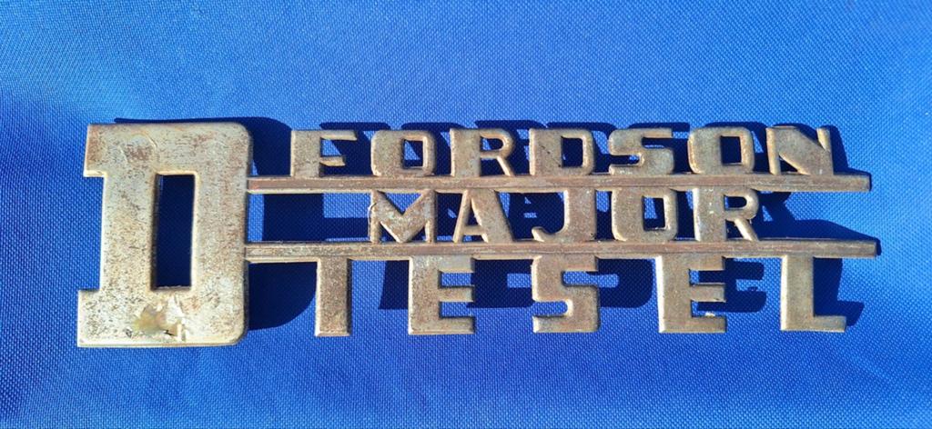 Fordson Major Diesel Tractor Embleem - Vintage Landbouw, Ophalen of Verzenden, Gebruikt