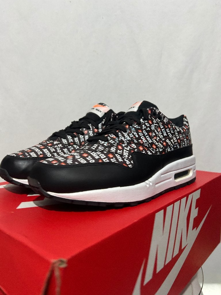 NIEUW! Maat 41 - Nike Air Max 1 Premium Just Do It Black, Kleding | Heren, Schoenen, Verzenden, Zwart, Nike, Nieuw