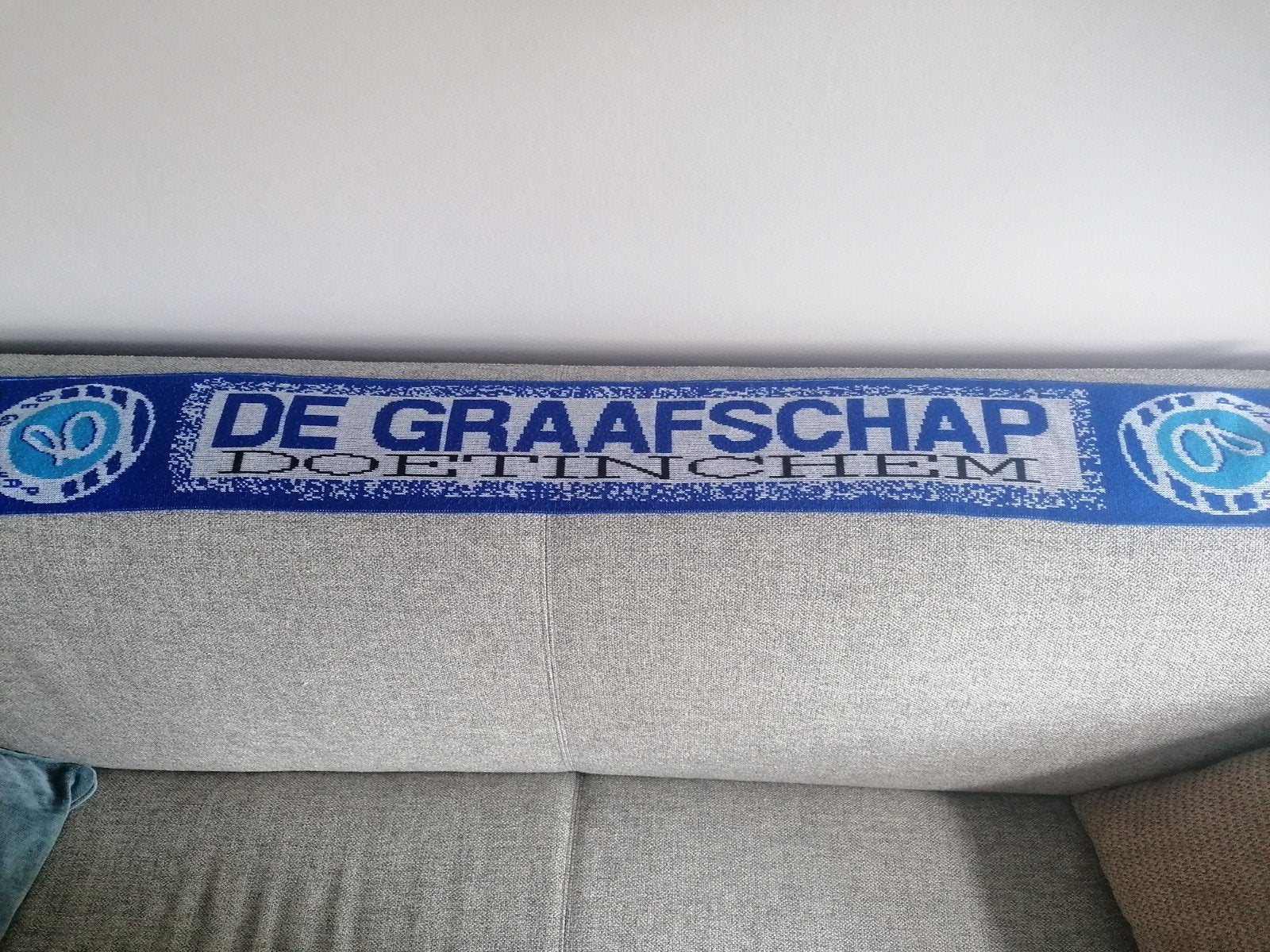 Vintage De Graafschap Sjaal Club  Fan D'ran Superboer
Vin, Ophalen of Verzenden, Zo goed als nieuw, Overige binnenlandse clubs