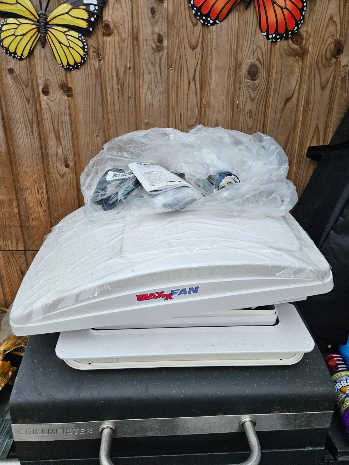 Maxxfan Deluxe 40x40 Dakluik met ventilator, Ophalen, Nieuw
