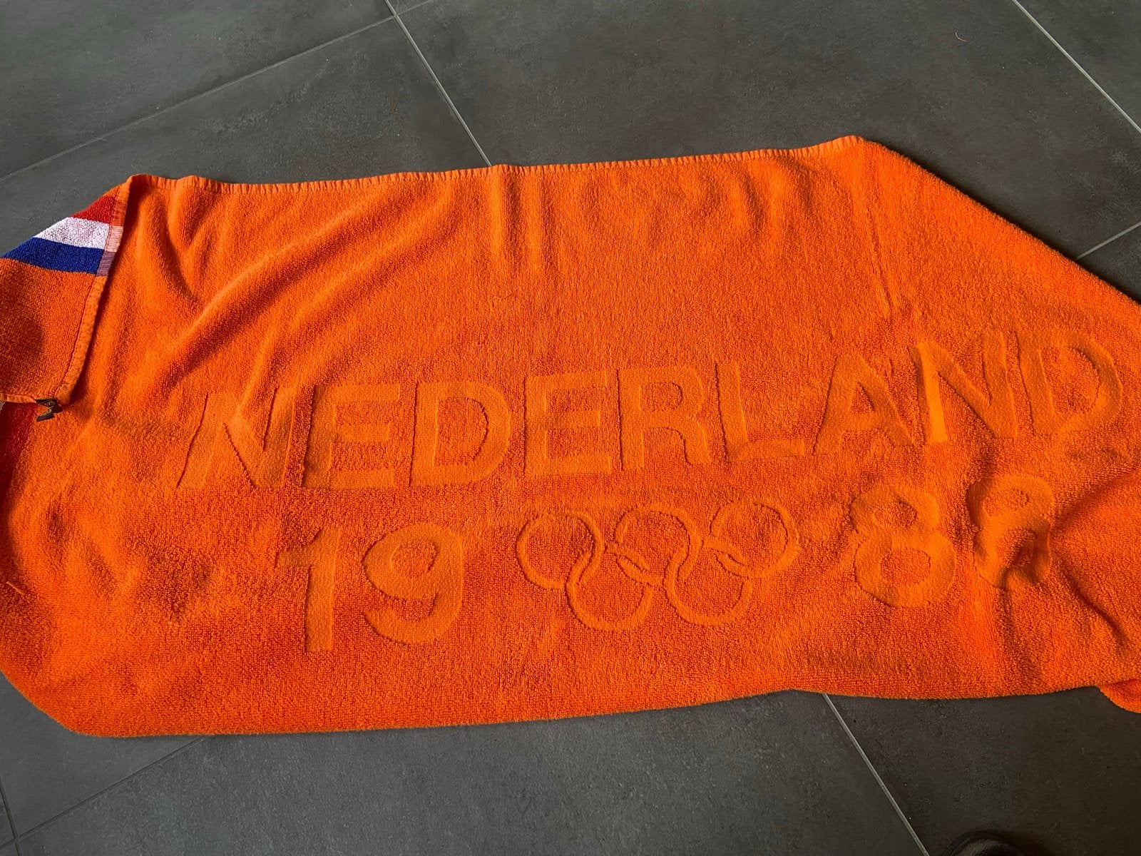 Badlaken Nederlands Elftal 1988 - EK Winnaars Collectie, Verzamelen, Ophalen of Verzenden, Gebruikt, Overige sporten, Overige typen