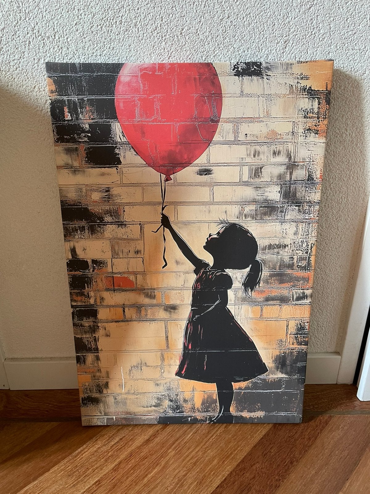 Leuk canvas poster doek ( Banksy stijl ) ! 40x60, Ophalen, 50 – 75, Minder dan 50 cm, Nieuw