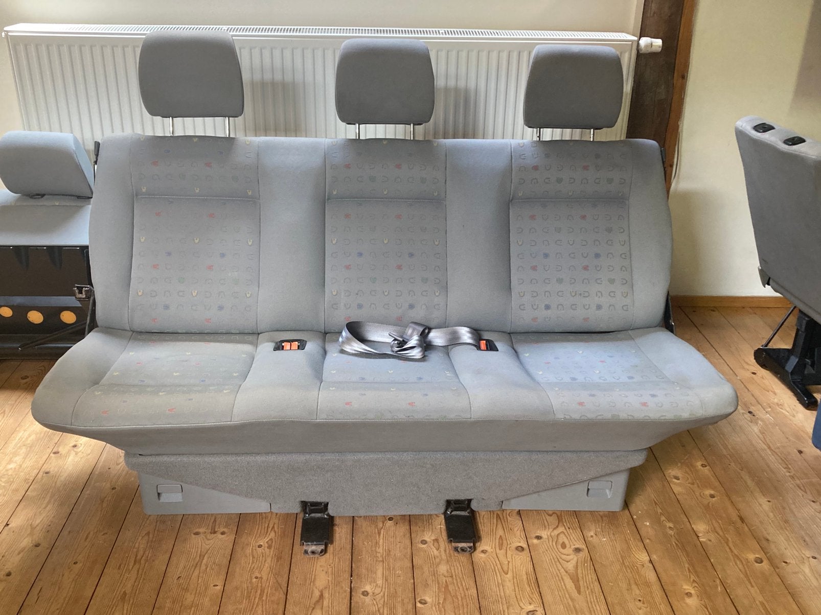VW Transporter T4 3-zits bank, 3e zitrij., Ophalen, Gebruikt, Volkswagen