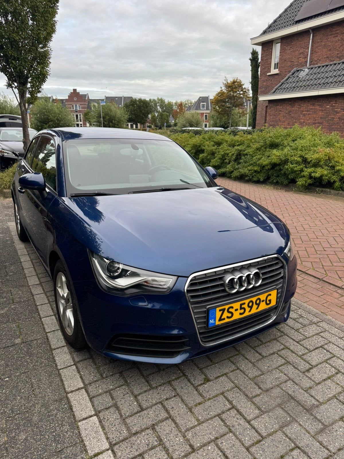 Audi A1 1.2 Tfsi 63KW 2013 Blauw, Auto's, Voorwielaandrijving, Stof, Zwart, 4 cilinders