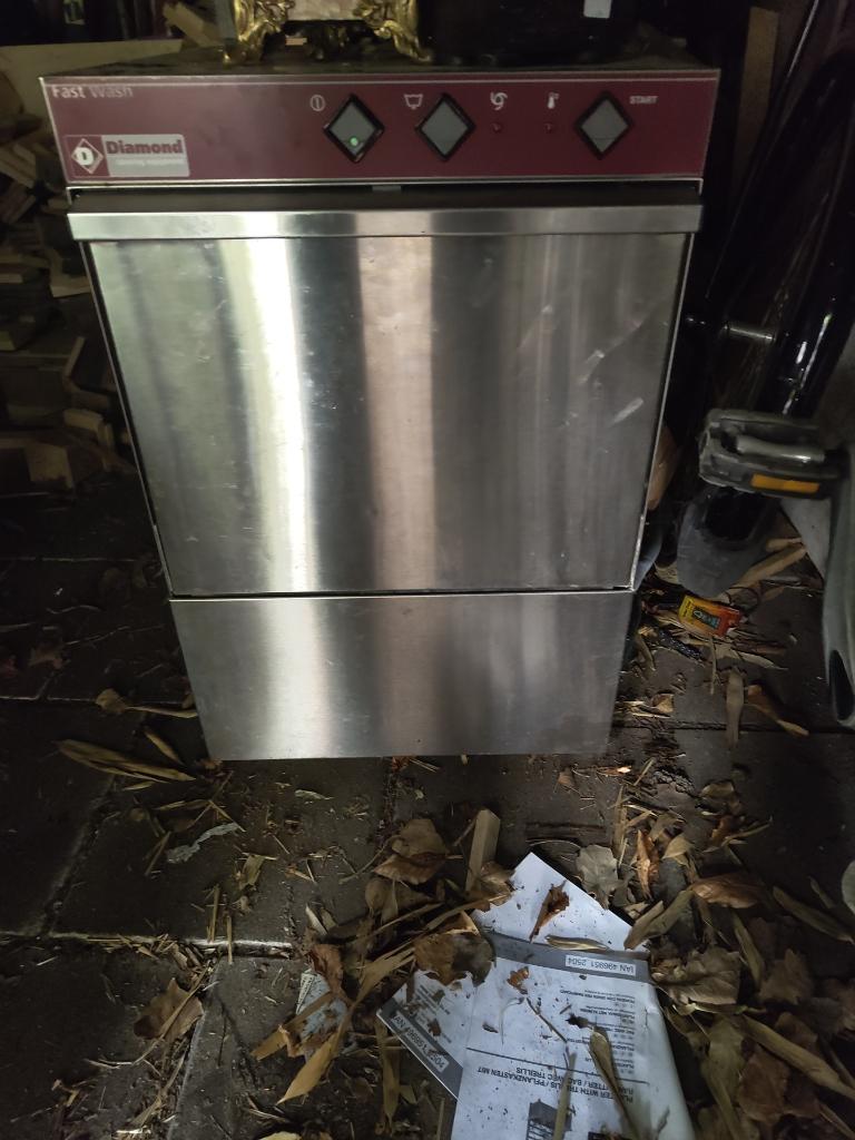 Horeca vaatwasser, Witgoed en Apparatuur, Vaatwasmachines, Ophalen, Gebruikt, Minder dan 85 cm, Kort programma
