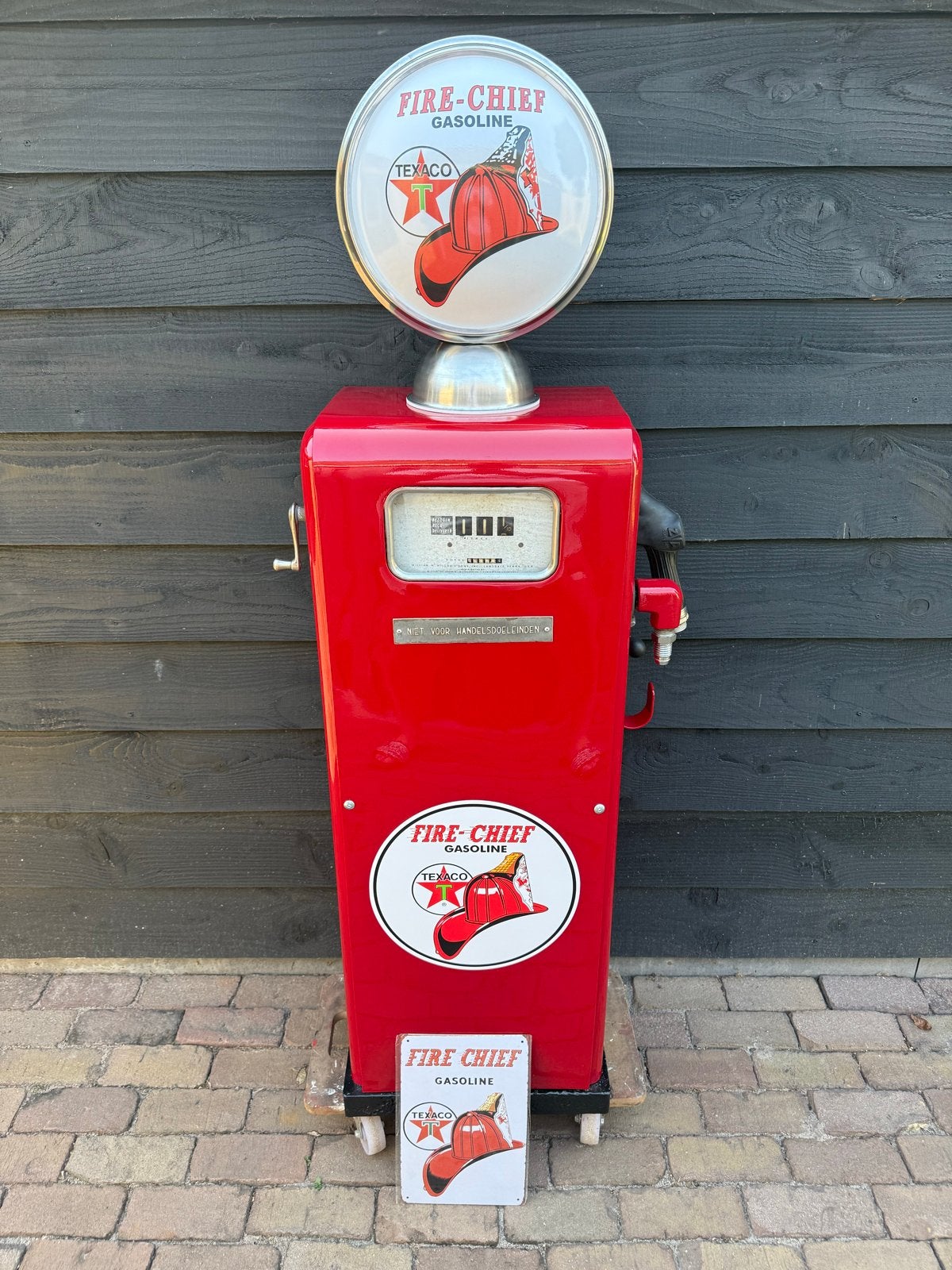 Gasboy model 100 Texaco “Fire Chief” benzinepomp️  met globe, Ophalen, Nieuw