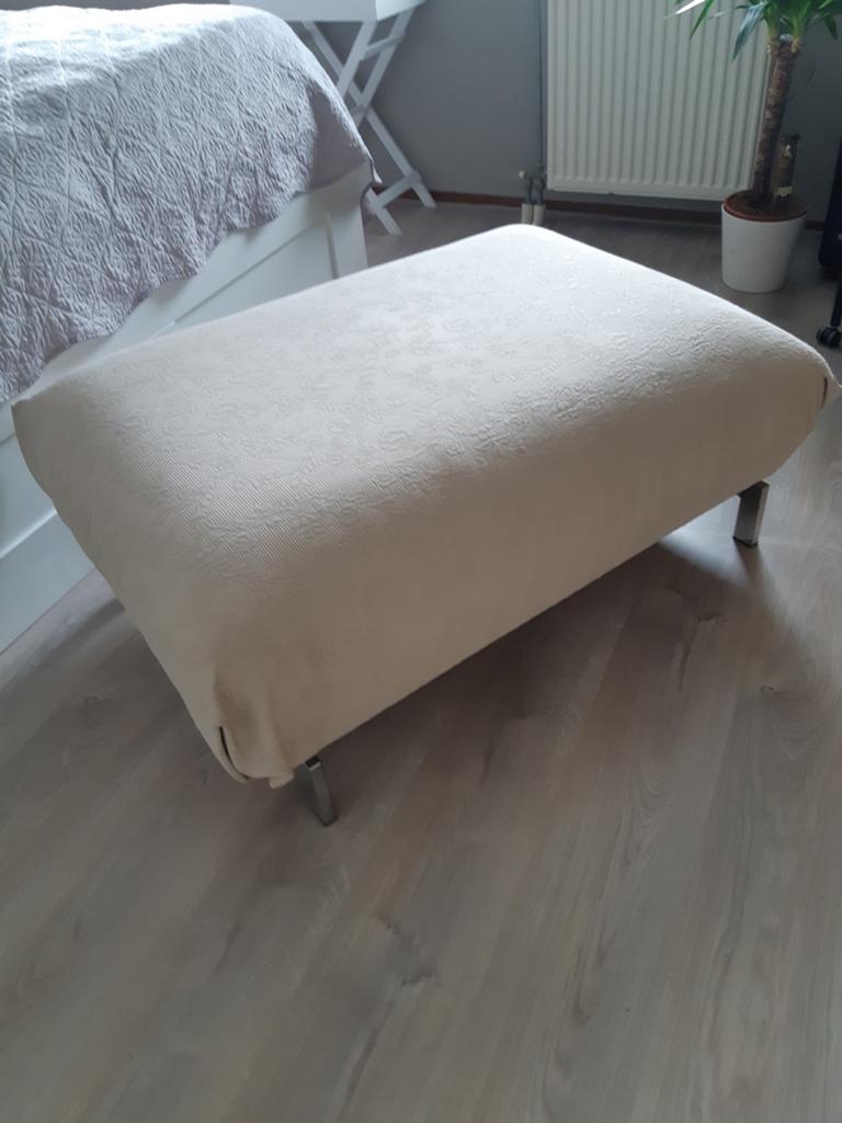 Mooie hocker, Huis en Inrichting, Banken | Voetenbanken en Poefen, Ophalen, Zo goed als nieuw, Rechthoekig, 75 tot 100 cm