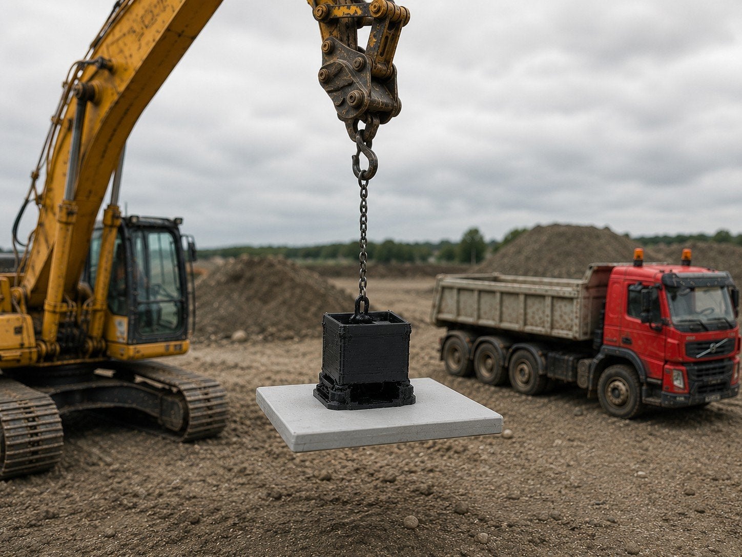 Vacuumunit / Zuignap voor stelconplaten 1:50/ 1:32 lading, Verzenden, Zo goed als nieuw