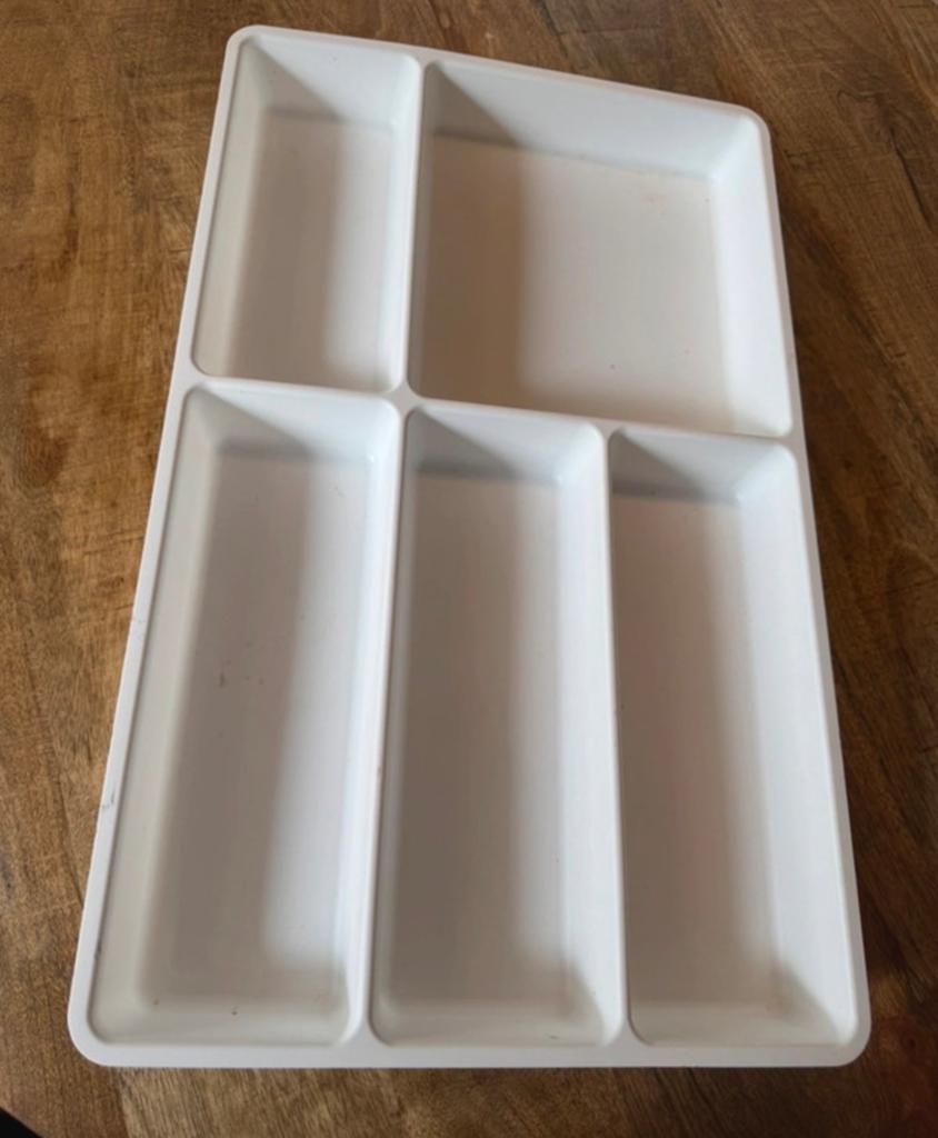 IKEA Besteklade / Bestekbak - Wit (501.772.23), Overige typen, IKEA, Kunststof, Ophalen of Verzenden
