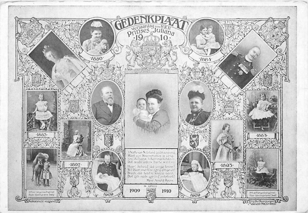 379-245-007 Royalty Gedenkplaat, Verzenden, Voor 1920, Zuid-Holland