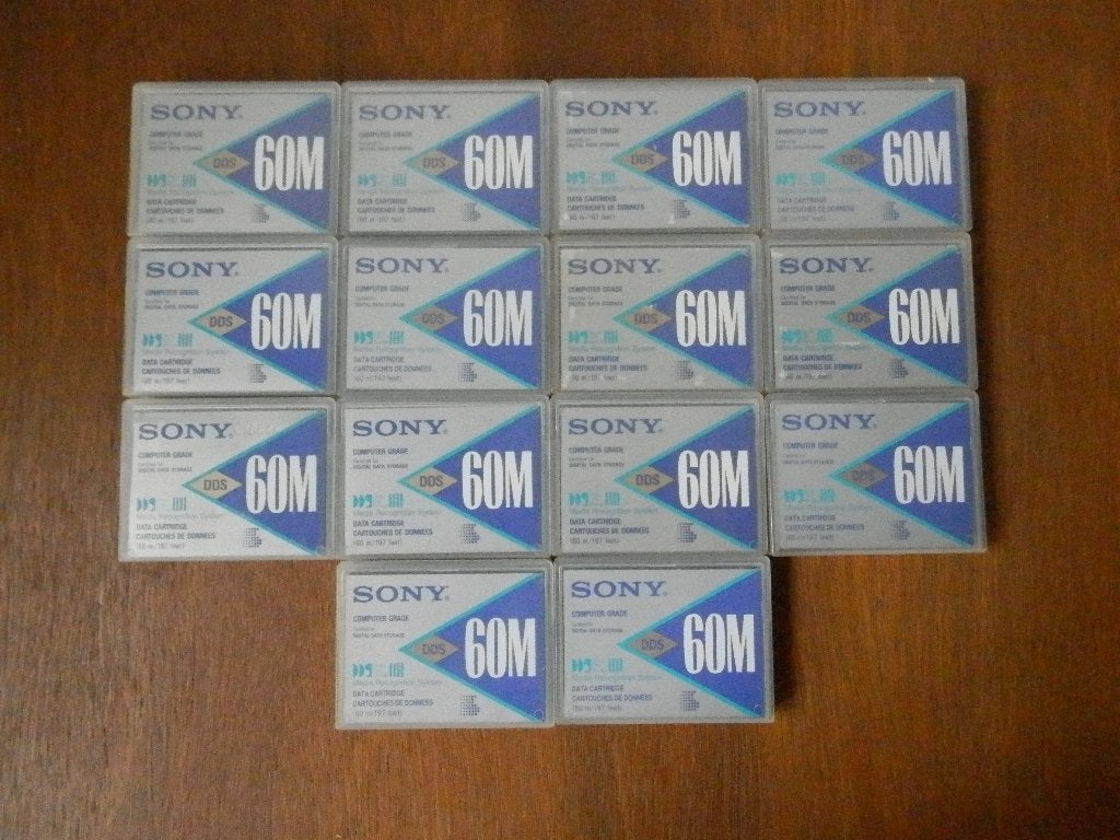 14x Sony DG-60M DAT Cassettes, Cd's en Dvd's, 2 t/m 25 bandjes, Overige genres, Ophalen of Verzenden, Zo goed als nieuw