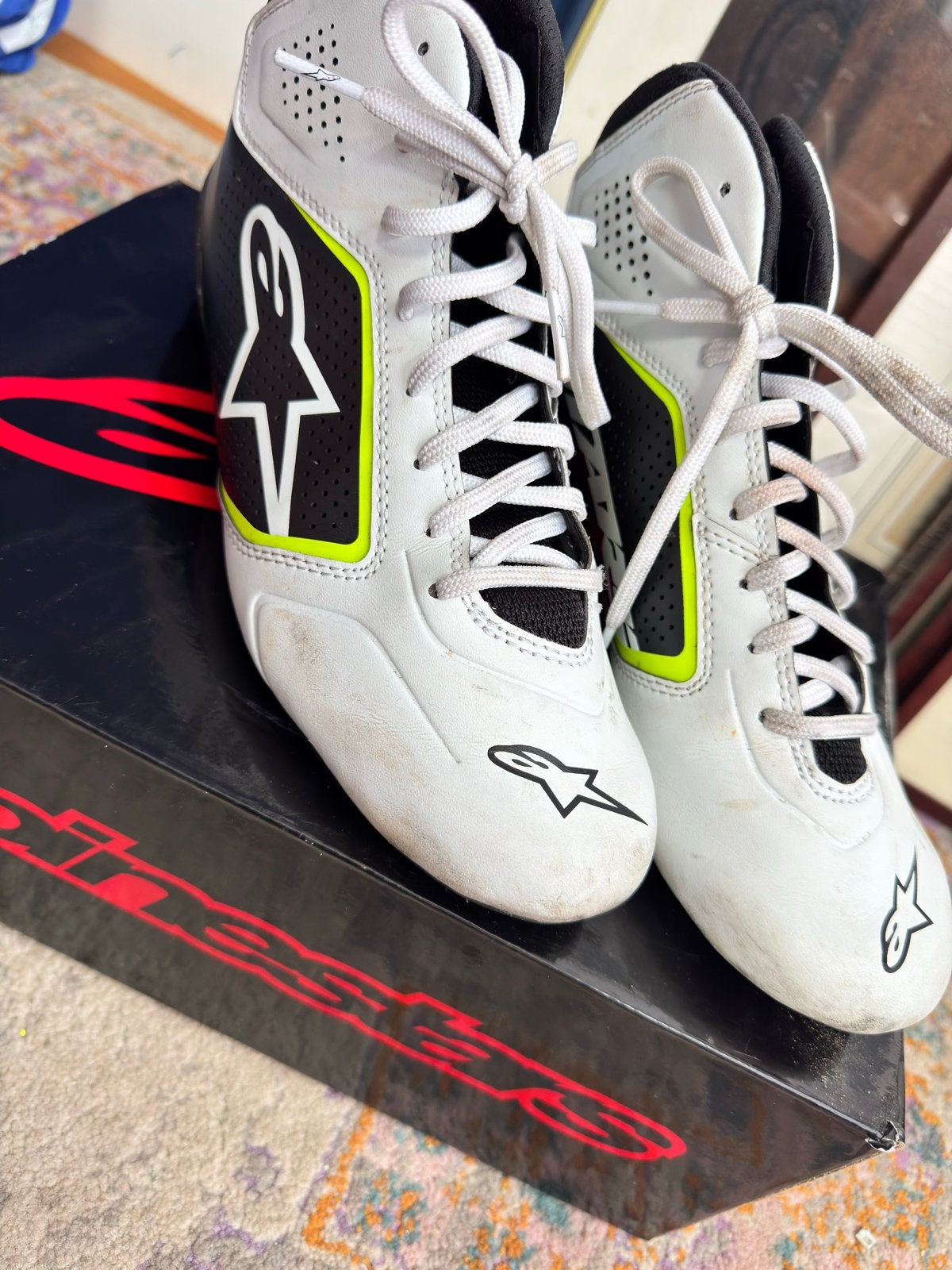 Alpinestars Tech-1 K Start V2 Kart Schoenen - Maat 42, Sport en Fitness, Karting, Ophalen of Verzenden, Gebruikt