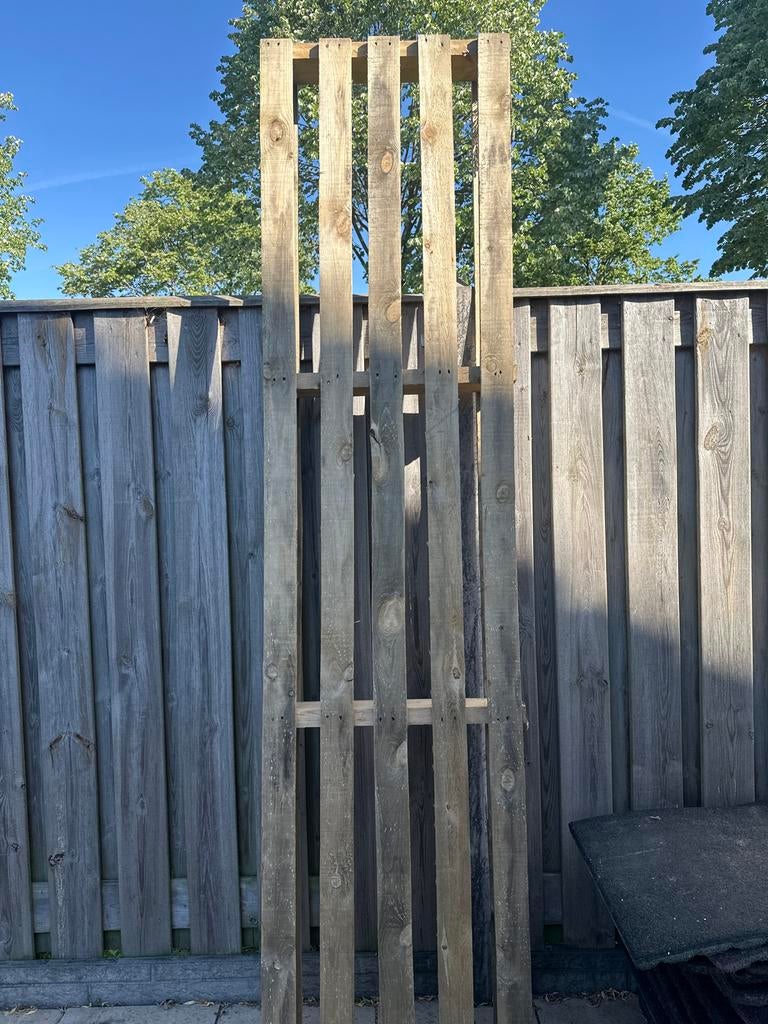 Pallet gratis af te halen, Doe-het-zelf en Verbouw, Hout en Planken, Ophalen, Gebruikt, 50 mm of meer, Pallet