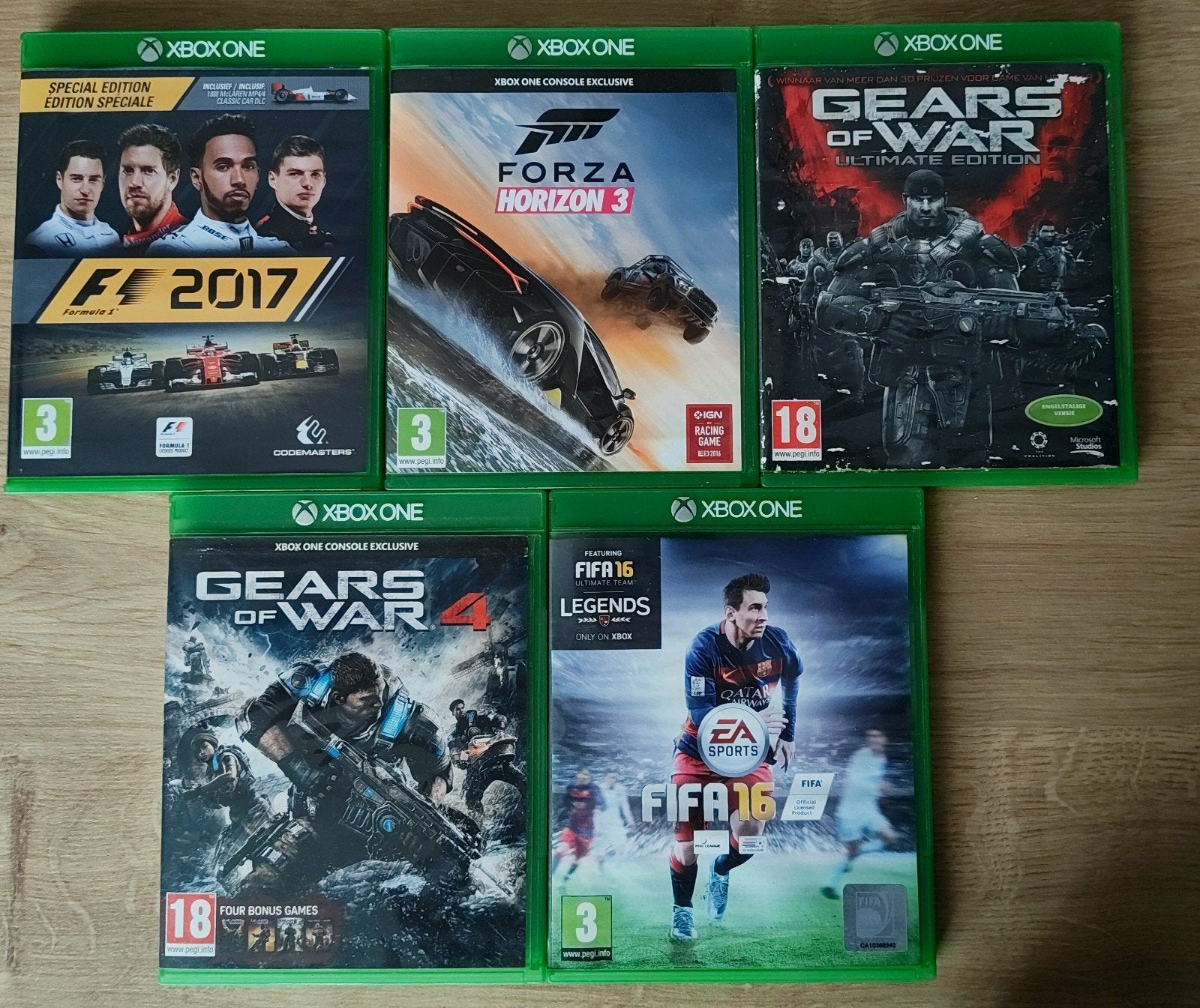 Xbox One-games – set van 5 stuks, Spelcomputers en Games, Vanaf 18 jaar, Shooter, Ophalen of Verzenden, Zo goed als nieuw