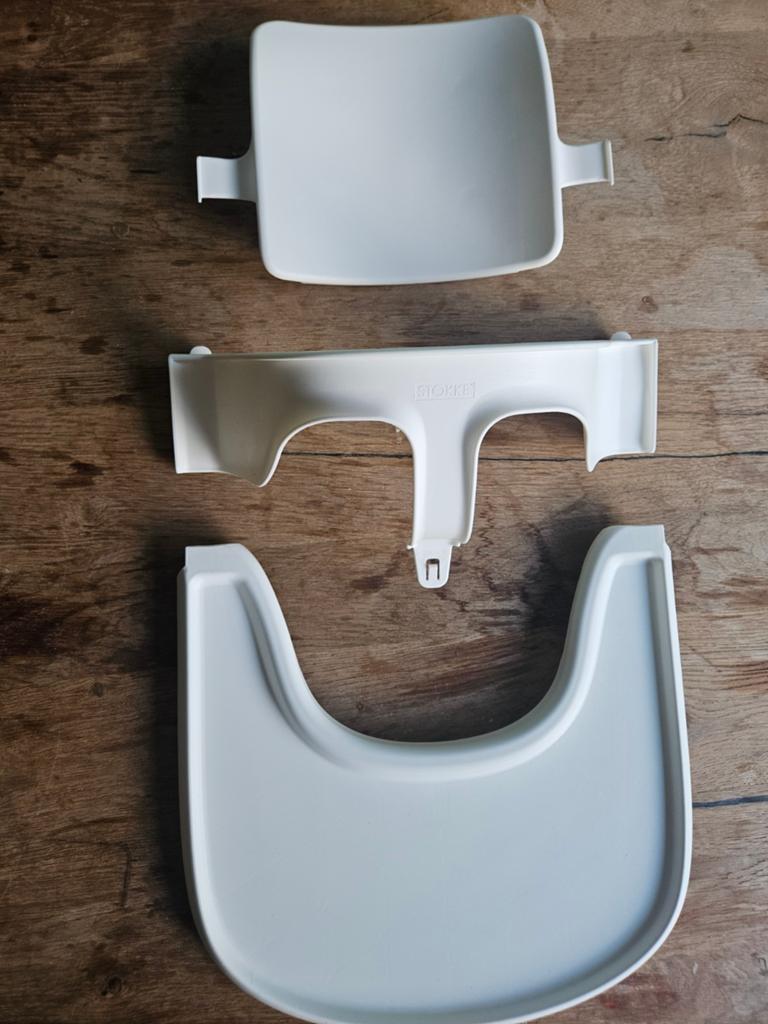 Tripp Trapl Baby set en Tray wit, Ophalen of Verzenden, Gebruikt, Meegroeistoel