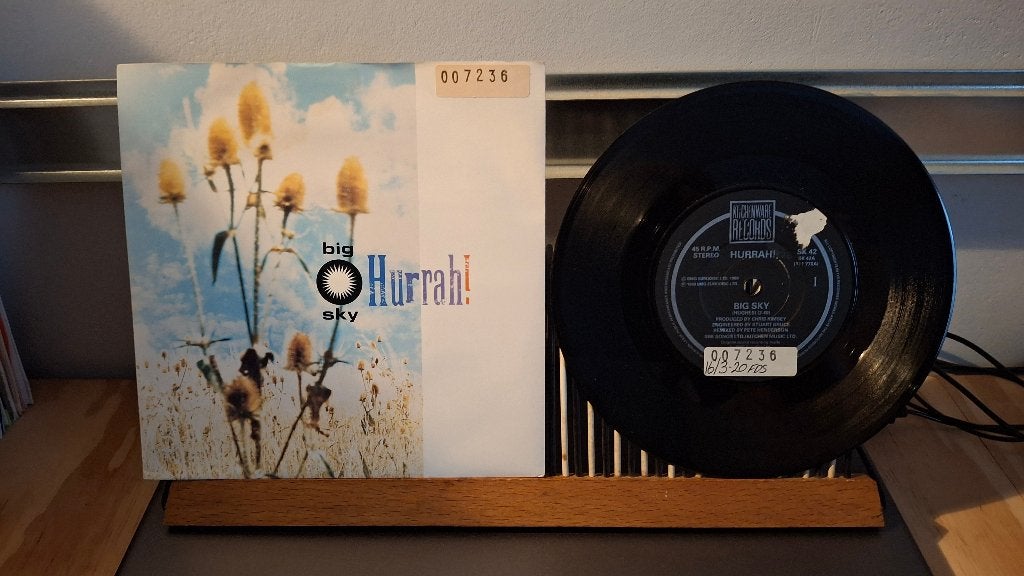 Hurrah!-Big sky(VK74)(SK42) 1 euro vaste prijs, Ophalen of Verzenden, Zo goed als nieuw, 7 inch, Pop