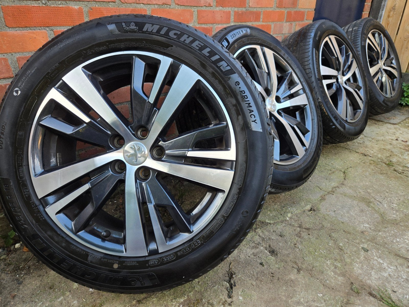 18" Orig Peugeot 3008 5008 GT LINE Grandland velgen banden, 18 inch, Verzenden, Banden en Velgen, Zomerbanden
