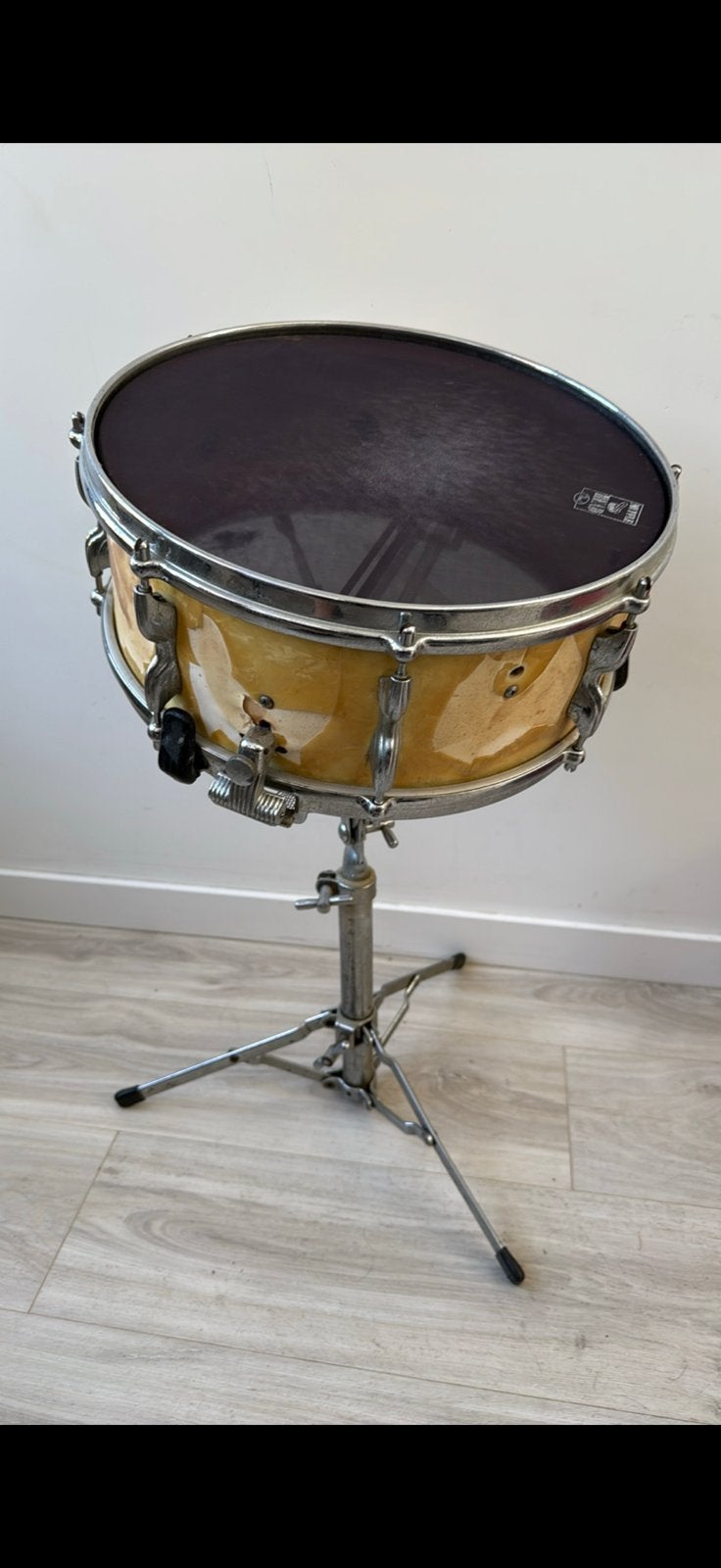 Premier Royal Ace snaredrum 14x5,5 – jaren '60 – Double 10, Muziek en Instrumenten, Ophalen, Gebruikt, Trommel