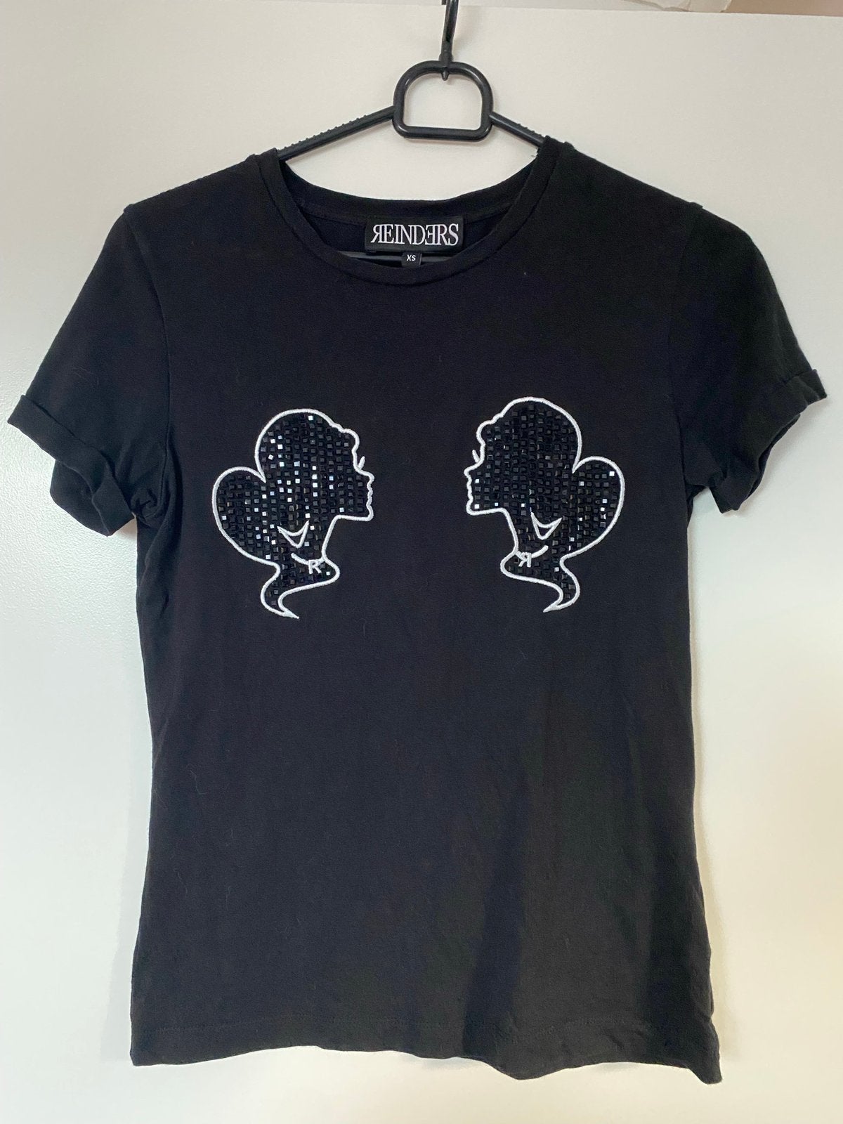 Reinders tshirt maat XS zwart, Zwart, Ophalen of Verzenden, Zo goed als nieuw, Korte mouw