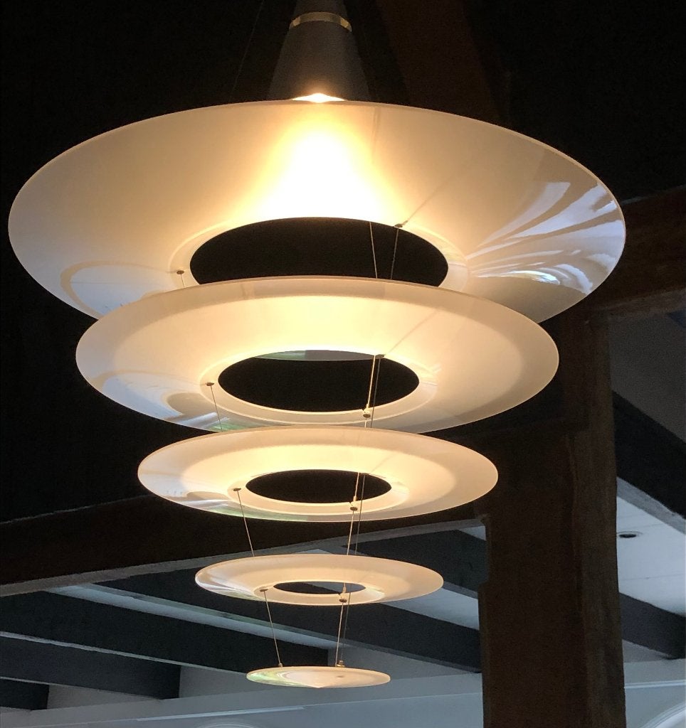 Design lamp Enigma, Huis en Inrichting, Lampen | Tafellampen, Ophalen, Kunststof, Overige merken, Zo goed als nieuw
