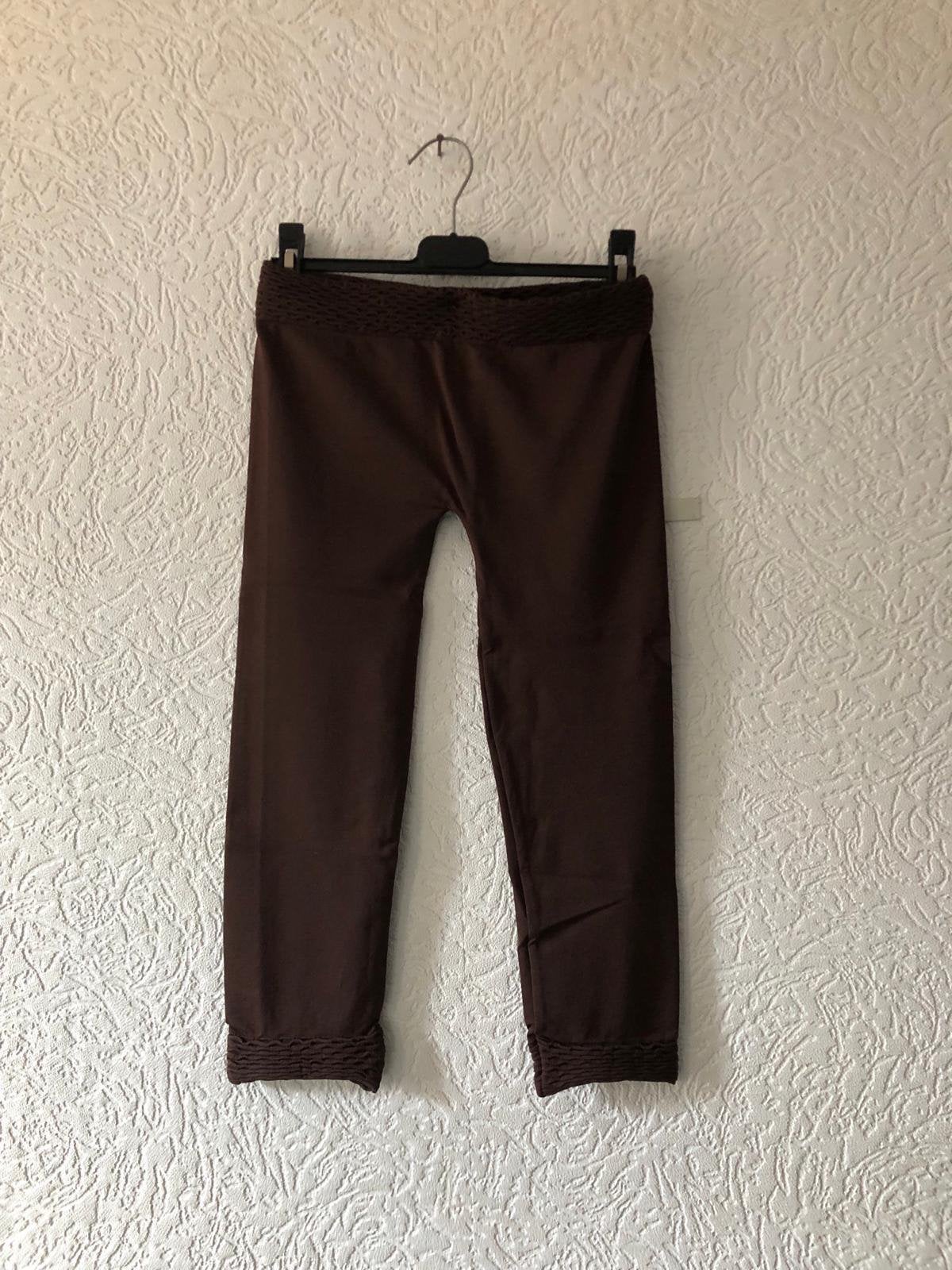 Maat S/M - LEGGING VAN CAMEL & HORSE & MS MODE - bruin, Legging, Maat 36/38 (S), Bruin, Ophalen of Verzenden