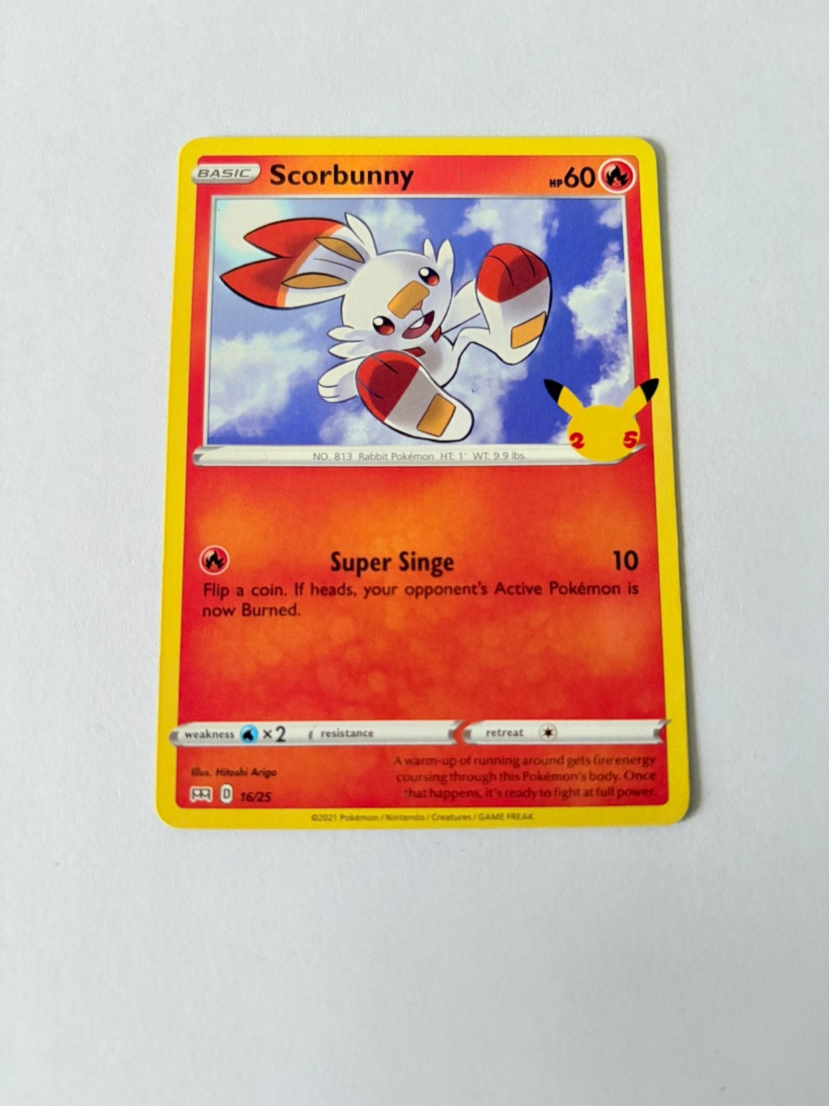 Pokémon kaart BASIC Scorbunny, Ophalen of Verzenden, Nieuw, Losse kaart