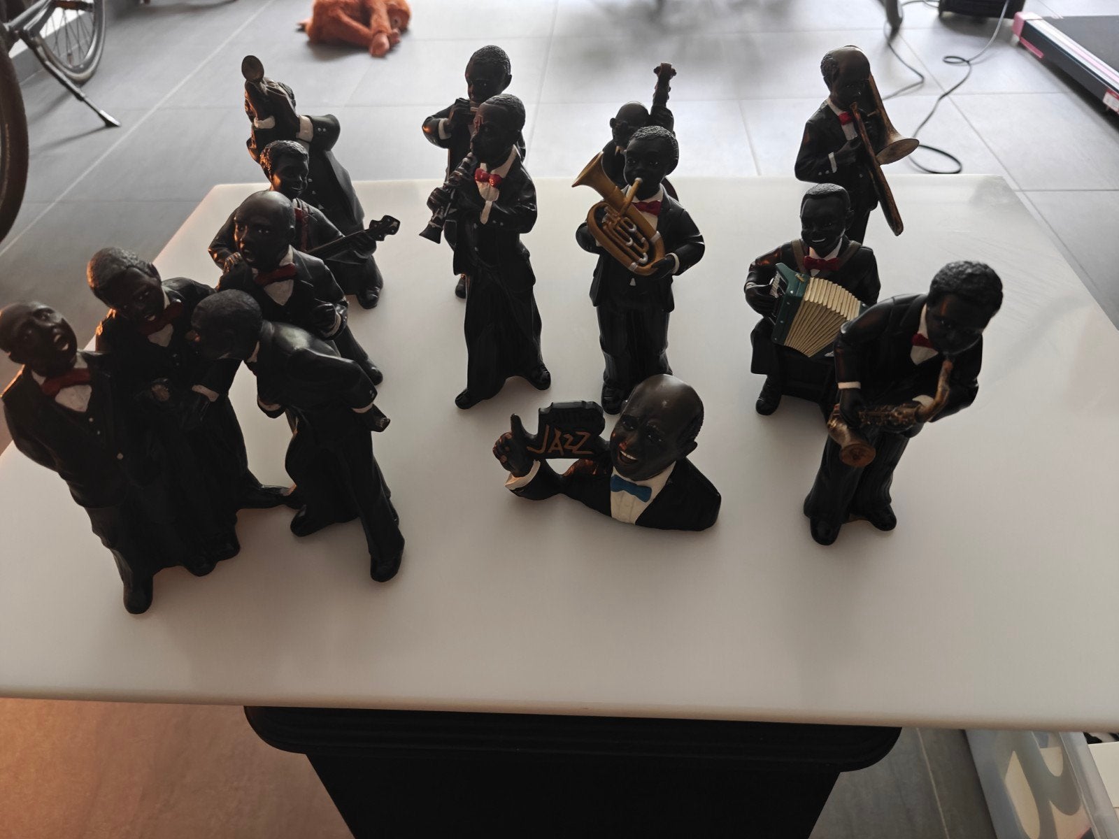 Complete Jazz Band Beeldjes Set - All That Jazz, Verzamelen, Ophalen, Gebruikt