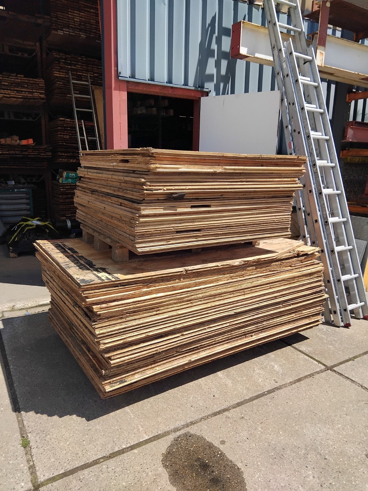 Underlayment platen 18mm - diverse afmetingen, Ophalen, Gebruikt, 180 tot 250 cm, Overige typen
