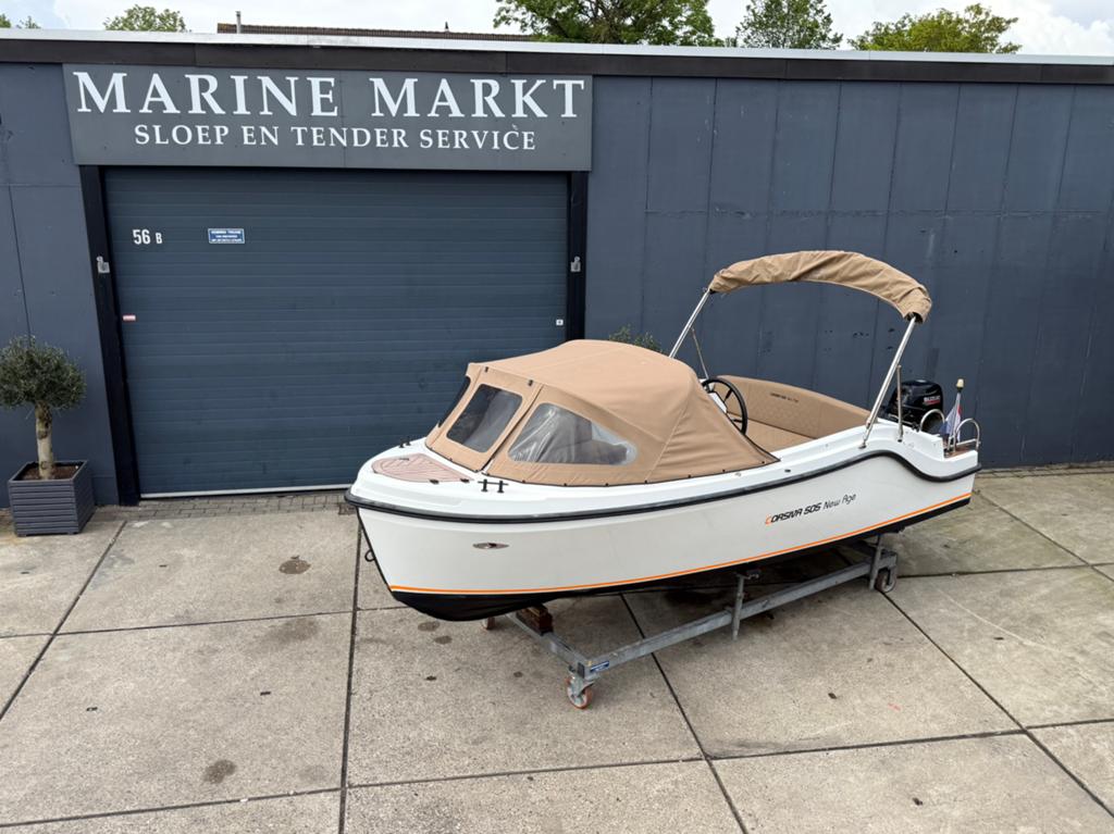 Sportieve Corsiva 505 new age tender met SUZUKI 20pk, Ophalen, Tender, Gebruikt, 5 m