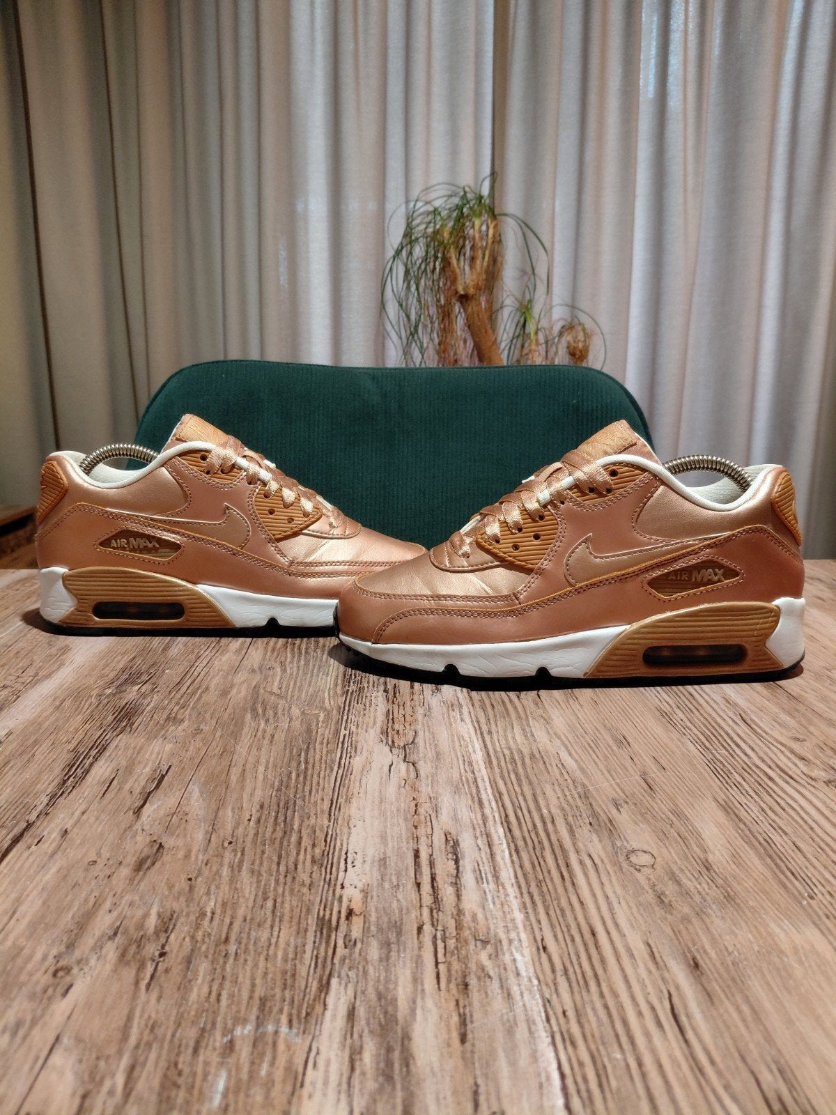 Nike Air Max 90 Premium 'Metallic Red Bronze' Size 38, Overige kleuren, Nike, Ophalen of Verzenden, Sneakers of Gympen