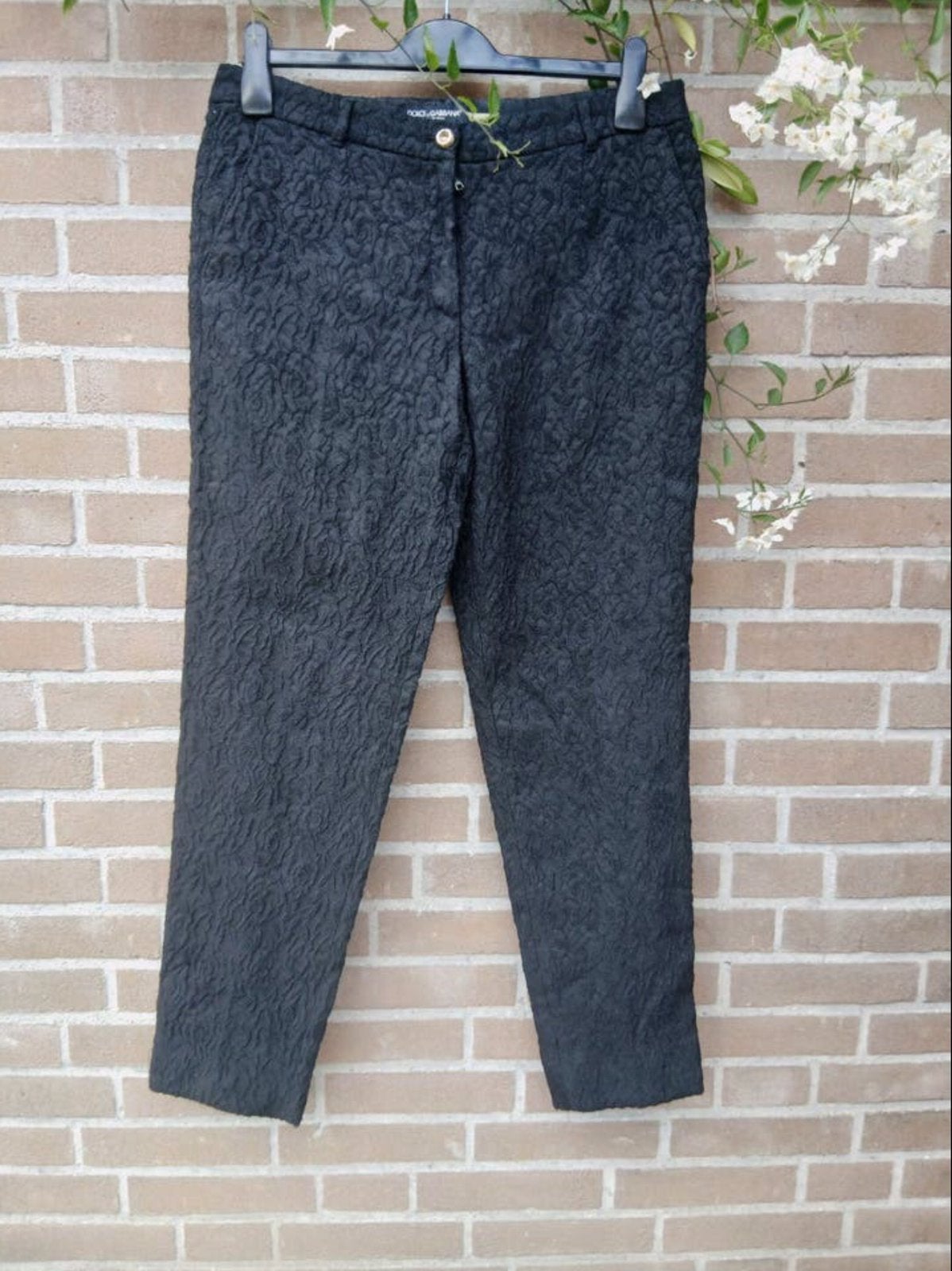 Dolce & Gabanna jacquard broek, Maat 38/40 (M), Ophalen of Verzenden, Zo goed als nieuw, Lang