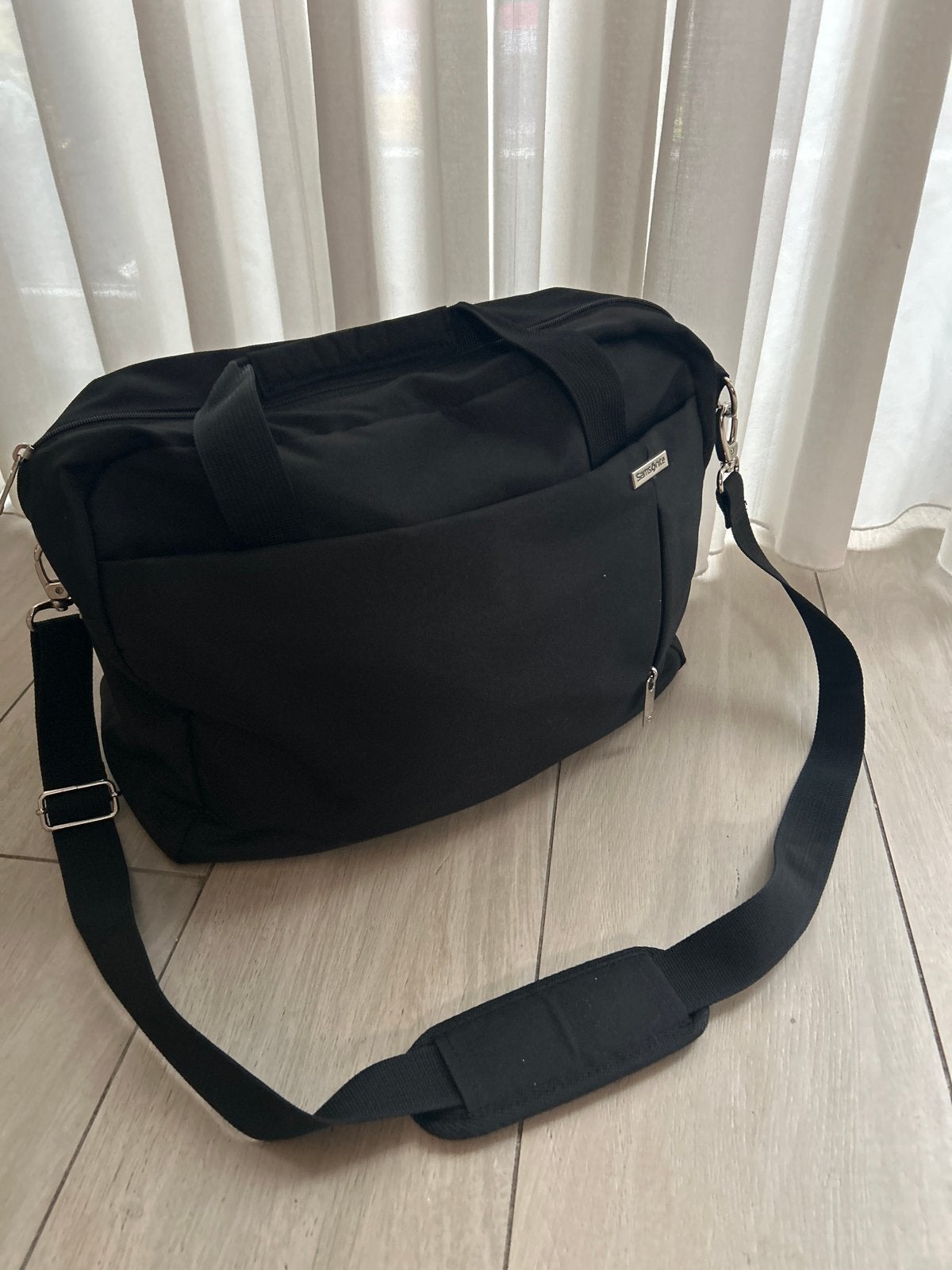 Samsonite reistas/laptoptas - Zwart, zo goed als nieuw, 40 tot 60 cm, 20 tot 30 cm, Zwart, Ophalen of Verzenden