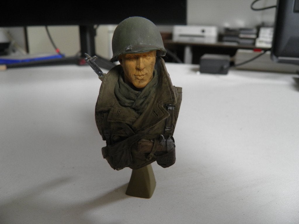 US infanterist buste WOII 1/16, Hobby en Vrije tijd, Modelbouw | Figuren en Diorama's, Ophalen of Verzenden, Gebruikt, 1:35 tot 1:50