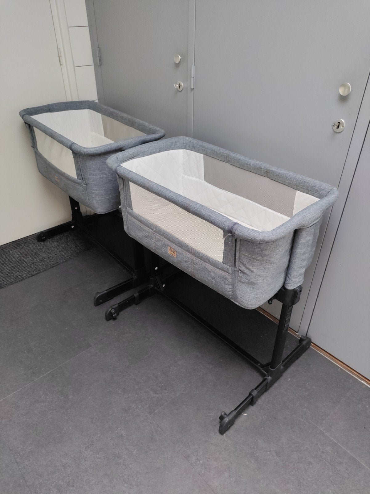 2x Co-sleeper,, verstelbaar, incl. matrassen, Ophalen, Gebruikt, Wieg