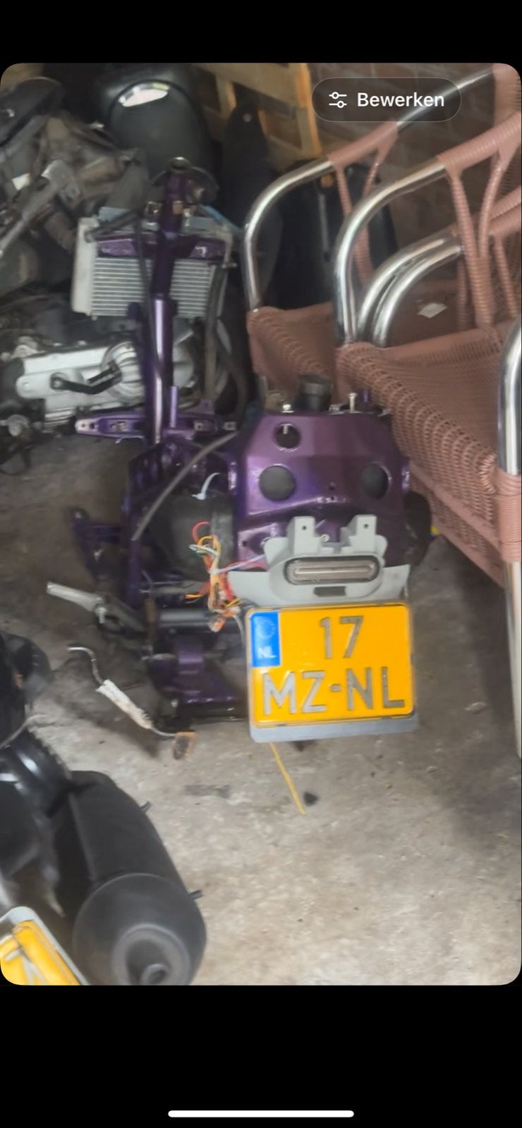 Piaggio Skipper A1 Frame, Ophalen, Gebruikt, Frame, Piaggio
