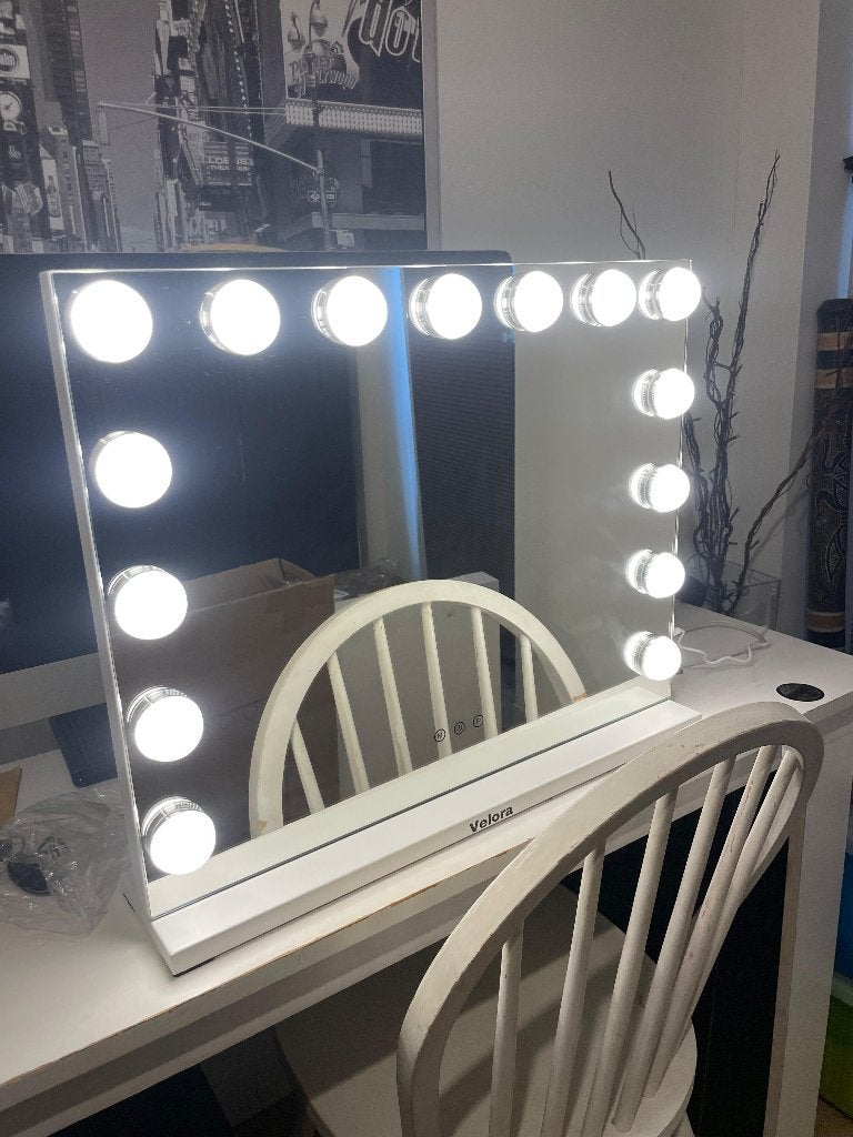 Hollywood Make-up Spiegel met Verlichting, Minder dan 50 cm, Julian, Ophalen of Verzenden, Zo goed als nieuw