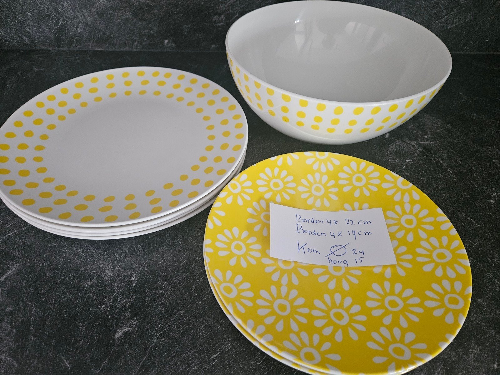 Hema Campingservies - Zo goed als nieuw, Ophalen of Verzenden, Zo goed als nieuw