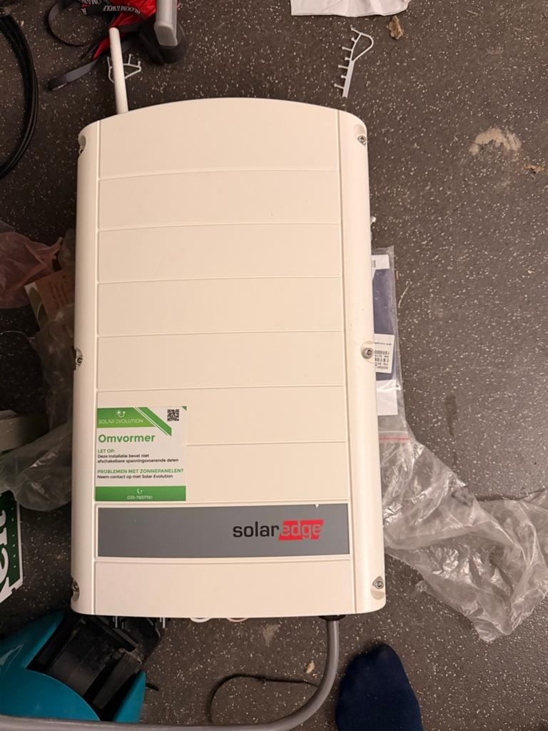 SolarEdge SE10K-RW0TEBEN4 3-fase omvormer Garantie/WiFi/GSM, Ophalen of Verzenden, Gebruikt, Overige typen, 200 wattpiek of meer