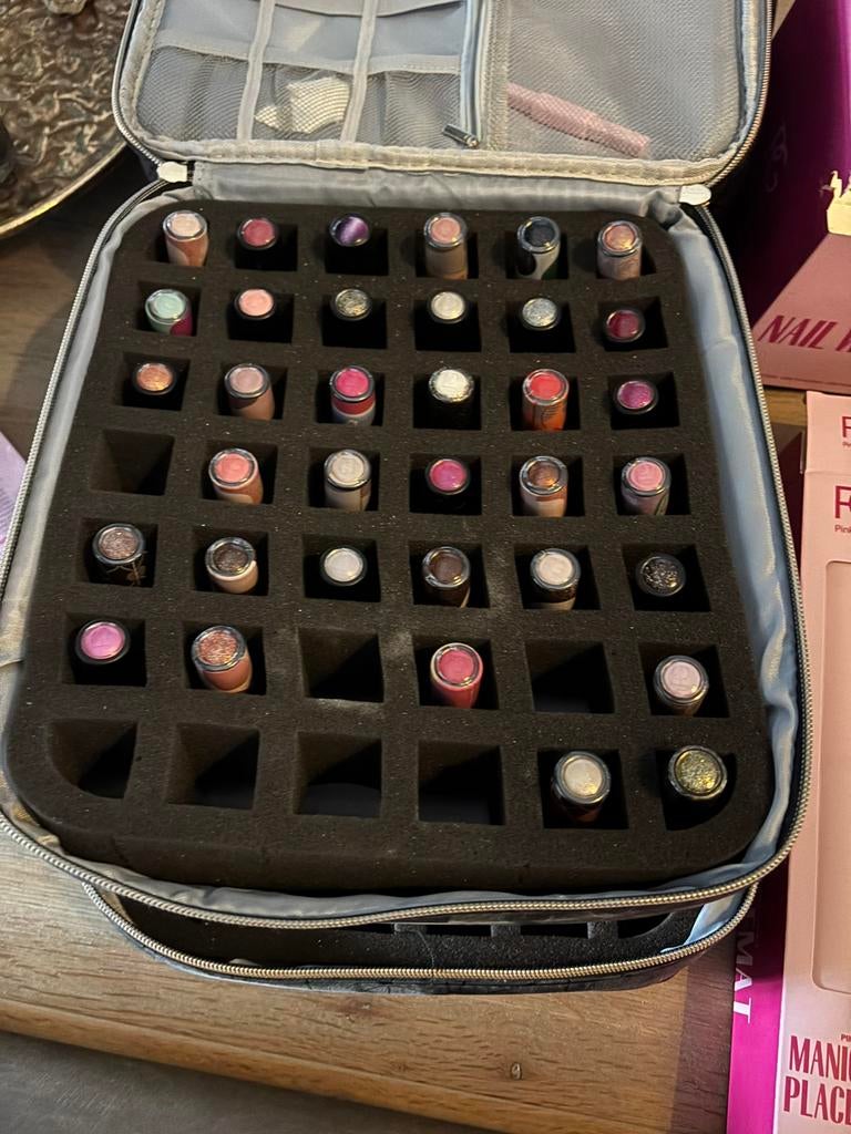 Complete set van pink Gellac, Ophalen of Verzenden, Zo goed als nieuw, Handen en Nagels