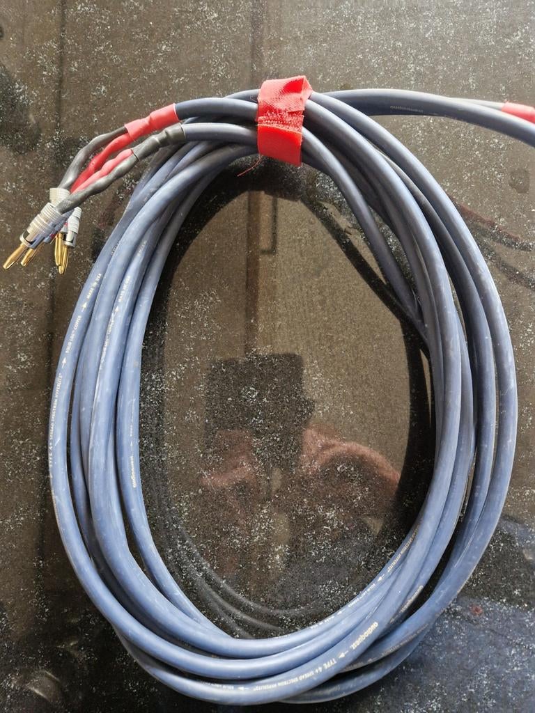 Hoogwaardige Luidsprekerkabel Audioquest type 4 - 7,80 meter, Ophalen of Verzenden, Gebruikt, 5 tot 10 meter, Luidsprekerkabel