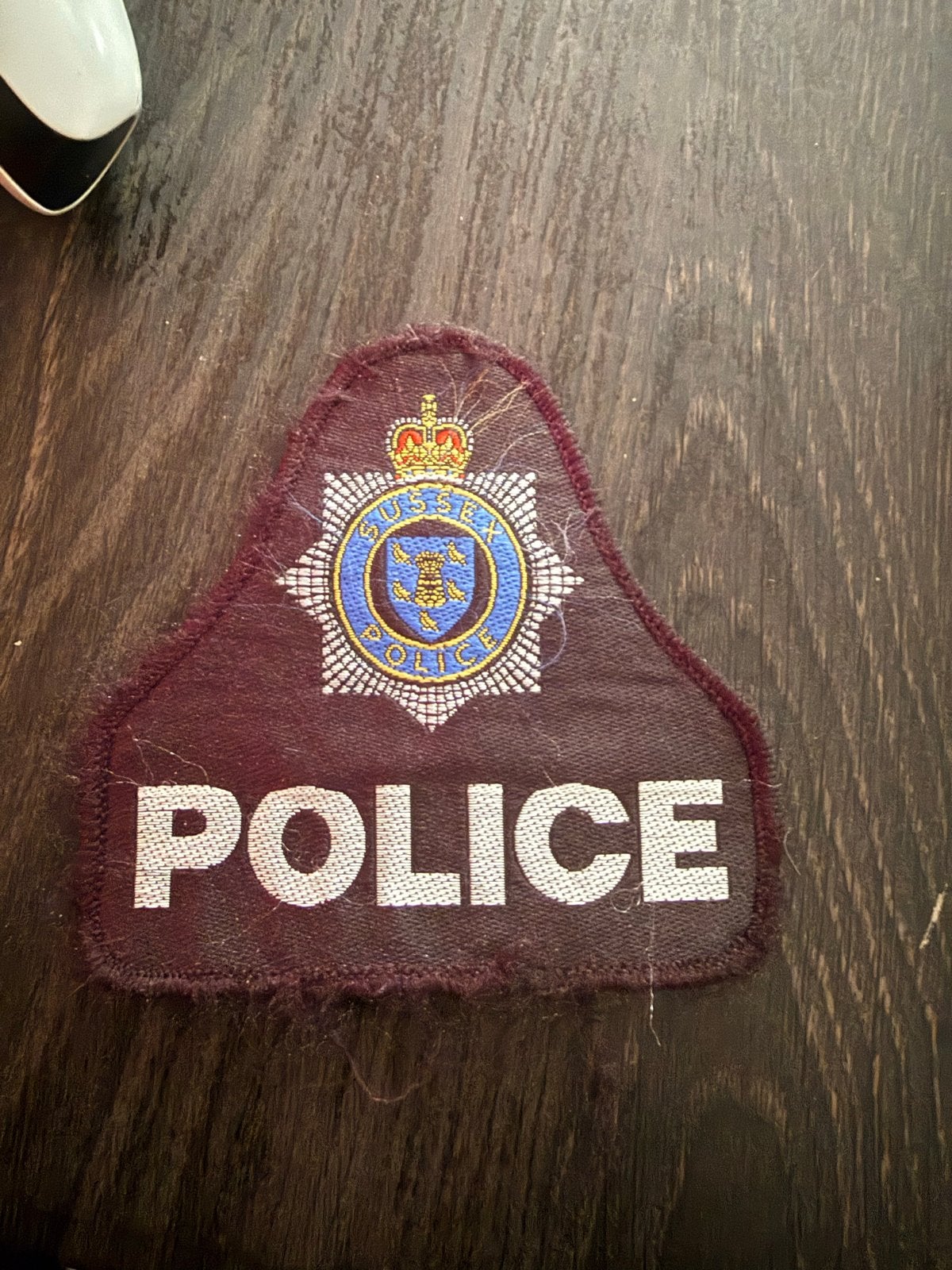 Sussex Police Embleem - Originele Badge, Ophalen of Verzenden, Overige soorten, Engeland, Embleem of Badge