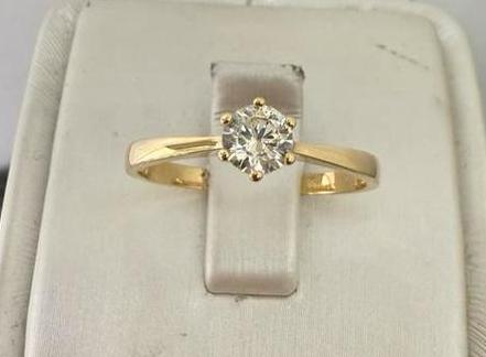Prachtige 14 karaats gouden verlovingsring / trouwring, Sieraden, Tassen en Uiterlijk, Ringen, Ophalen of Verzenden, Nieuw, Goud