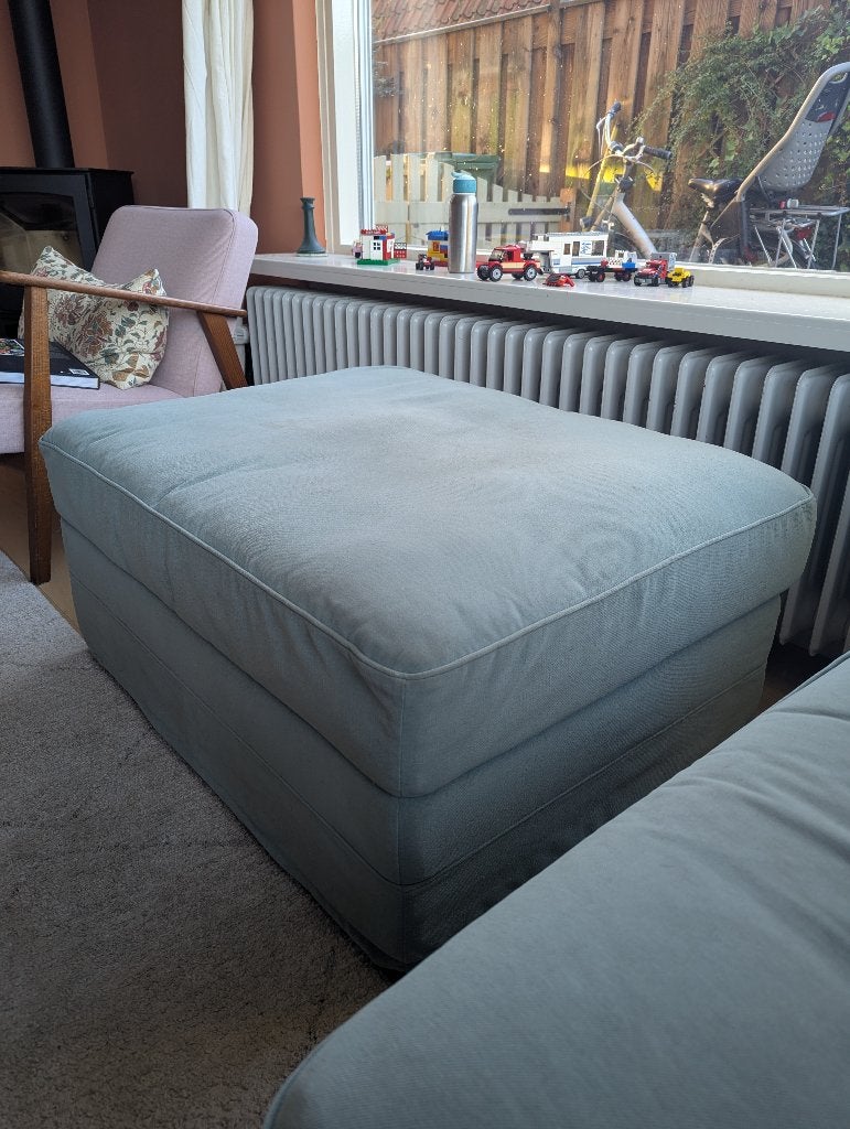 Gronlid poef / hocker, Ophalen, Gebruikt, 50 tot 75 cm, 75 tot 100 cm