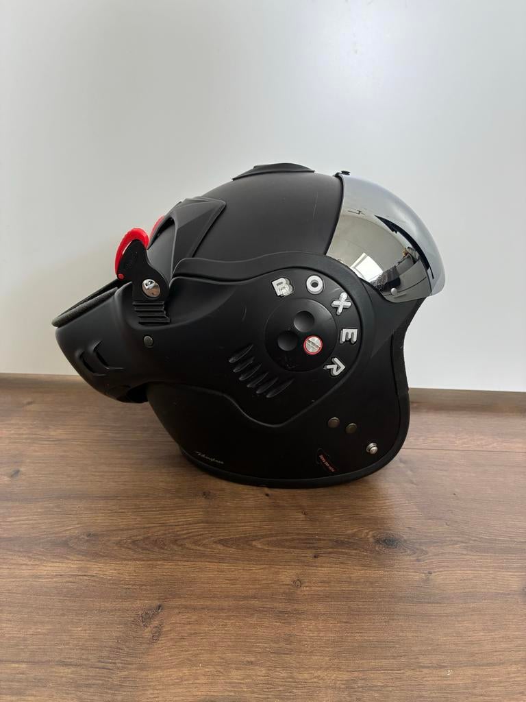 Roof Boxer V8 L Systeemhelm - Mat Zwart, Overige merken, Systeemhelm, Heren, Ophalen of Verzenden